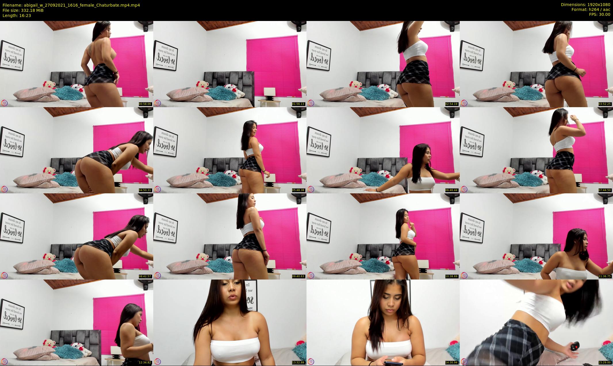 abigail_w — 17 minute Chaturbate female cam show recording, 1080p, Sep 27, 2021