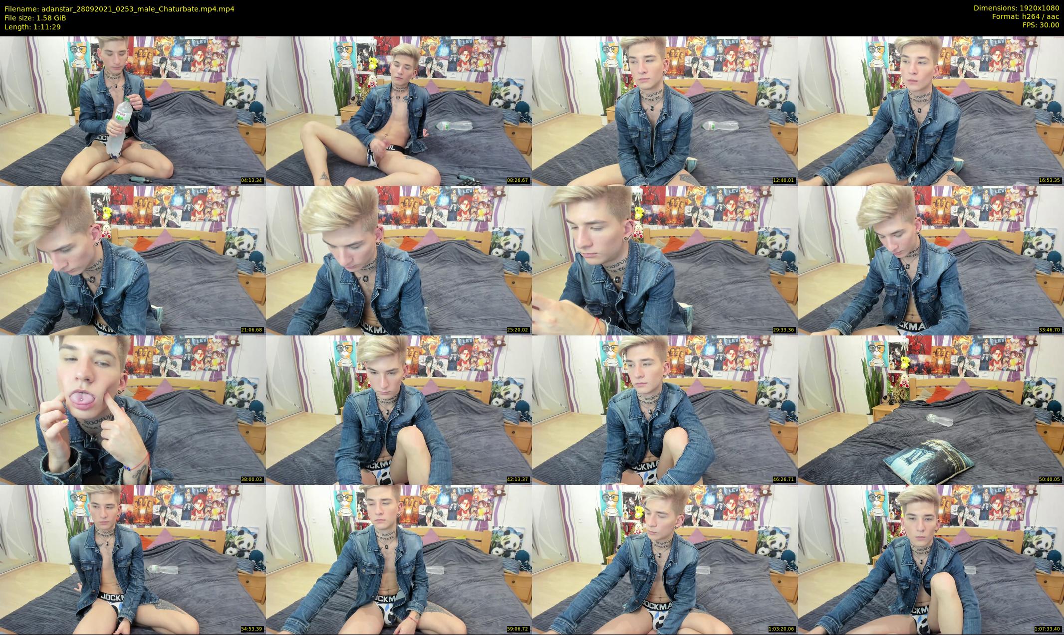 adanstar — 72 minute Chaturbate male cam show recording, 1080p, Sep 28, 2021