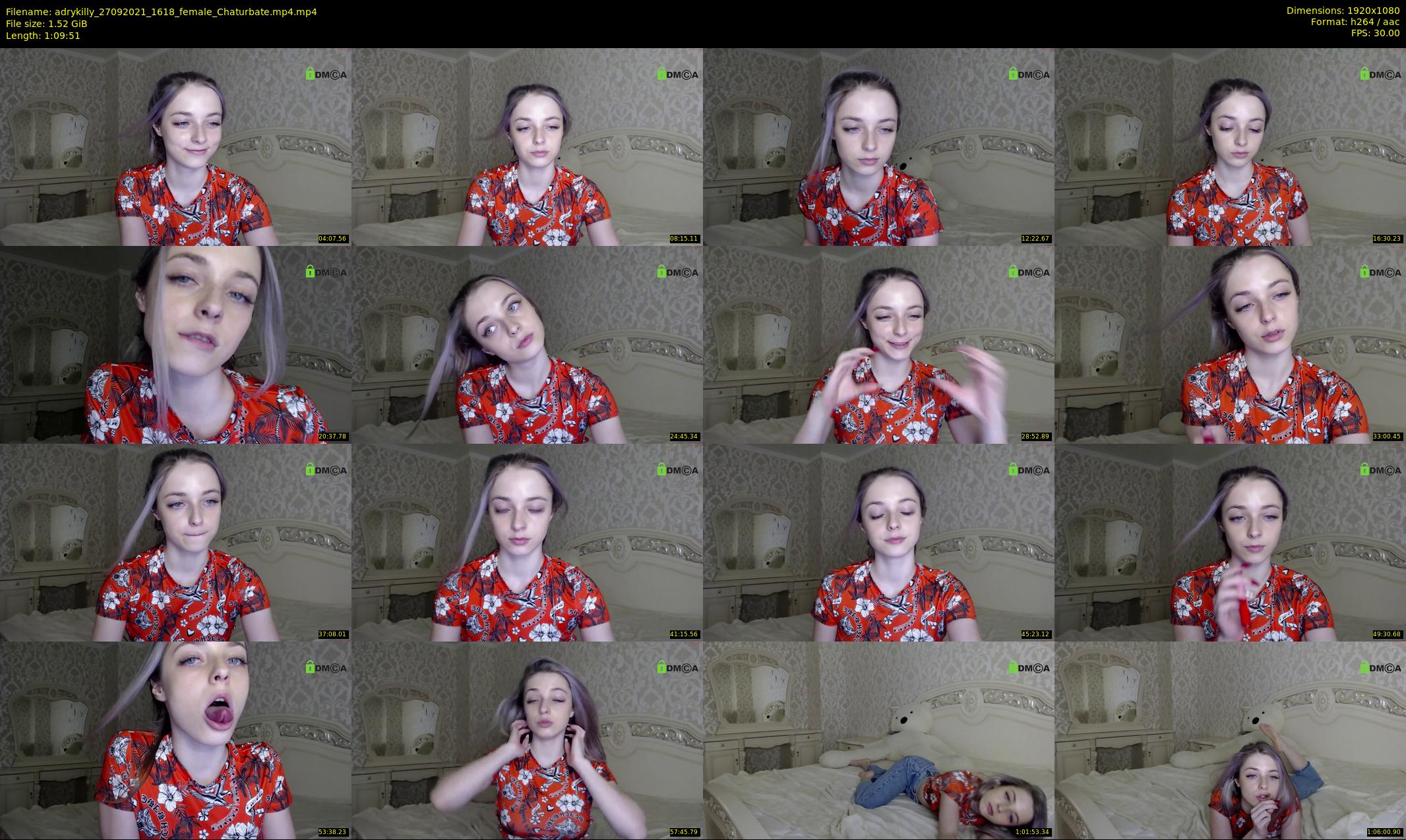 adrykilly — 70 minute Chaturbate female cam show recording, 1080p, Sep 27, 2021
