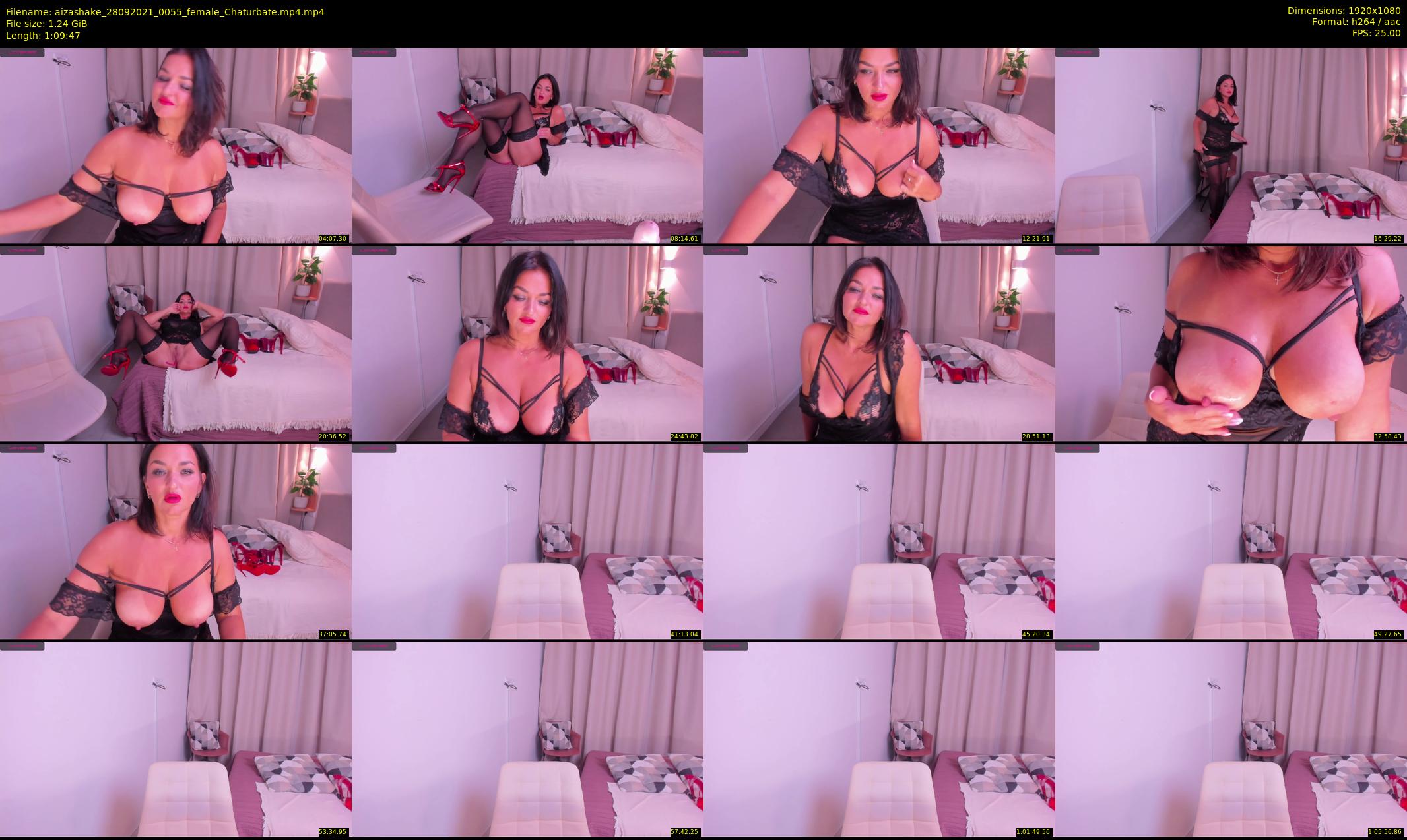 aizashake — 70 minute Chaturbate female cam show recording, 1080p, Sep 28, 2021