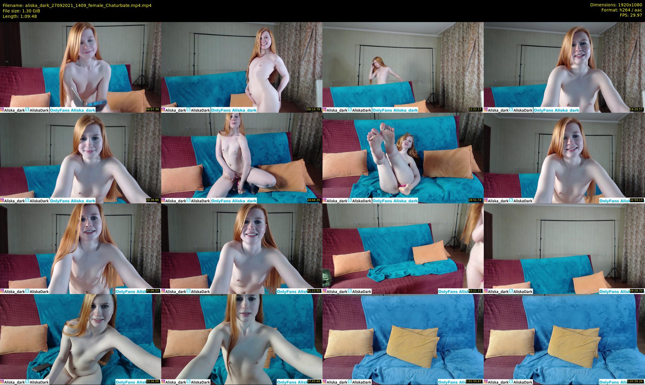 aliska_dark — 70 minute Chaturbate female cam show recording, 1080p, Sep 27, 2021