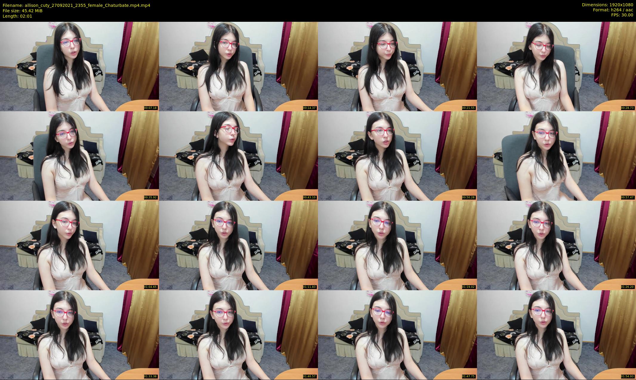 allison_cuty — 3 minute Chaturbate female cam show recording, 1080p, Sep 27, 2021