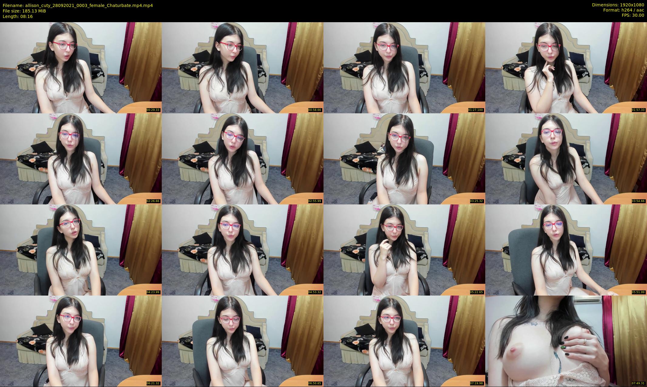 allison_cuty — 9 minute Chaturbate female cam show recording, 1080p, Sep 28, 2021