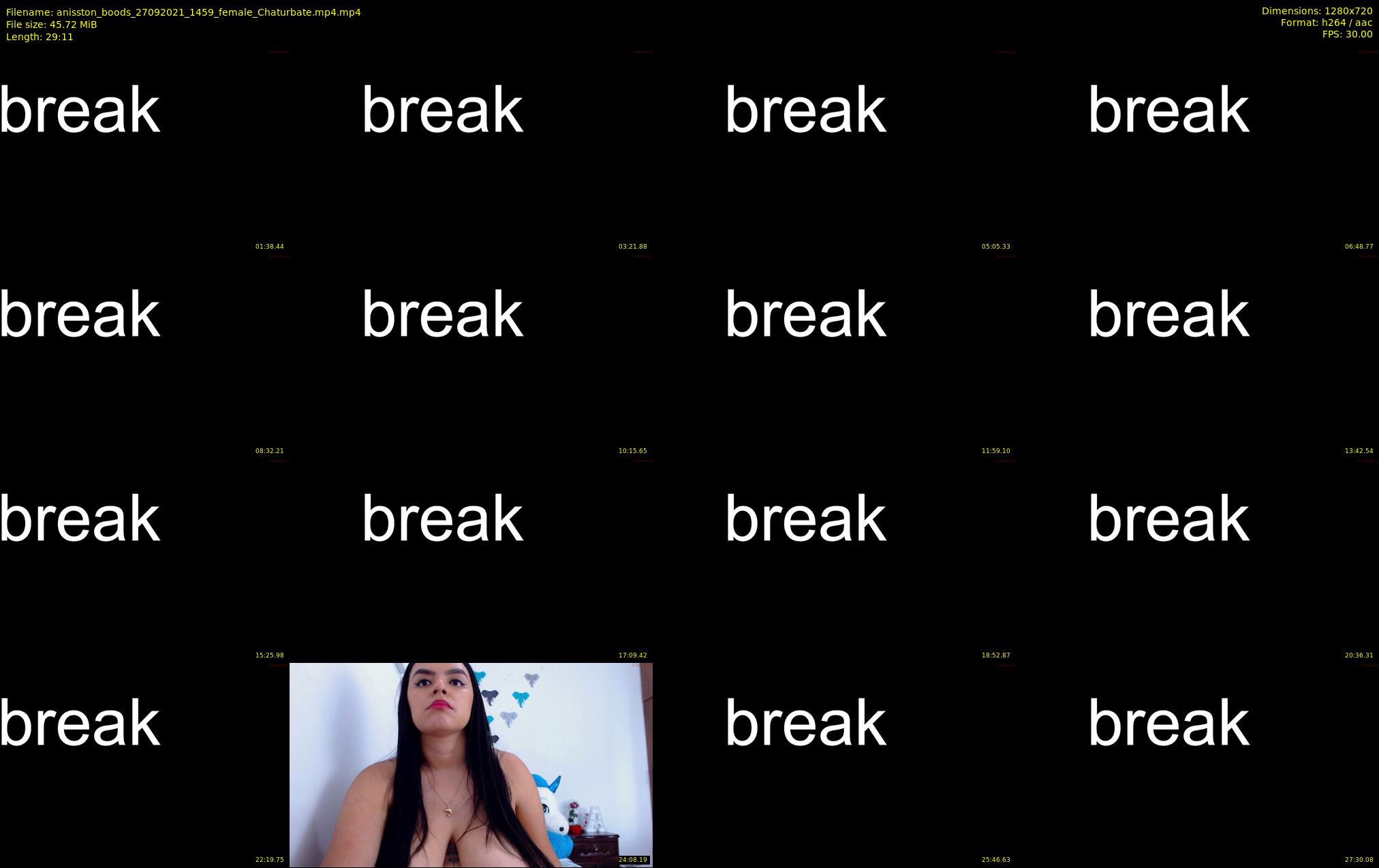 anisston_boods — 30 minute Chaturbate female cam show recording, 720p, Sep 27, 2021