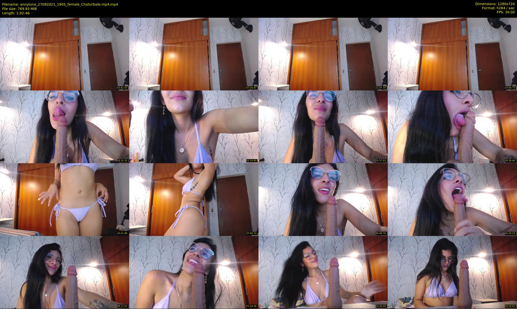 annyluna — 63 minute Chaturbate female cam show recording, 720p, Sep 27, 2021