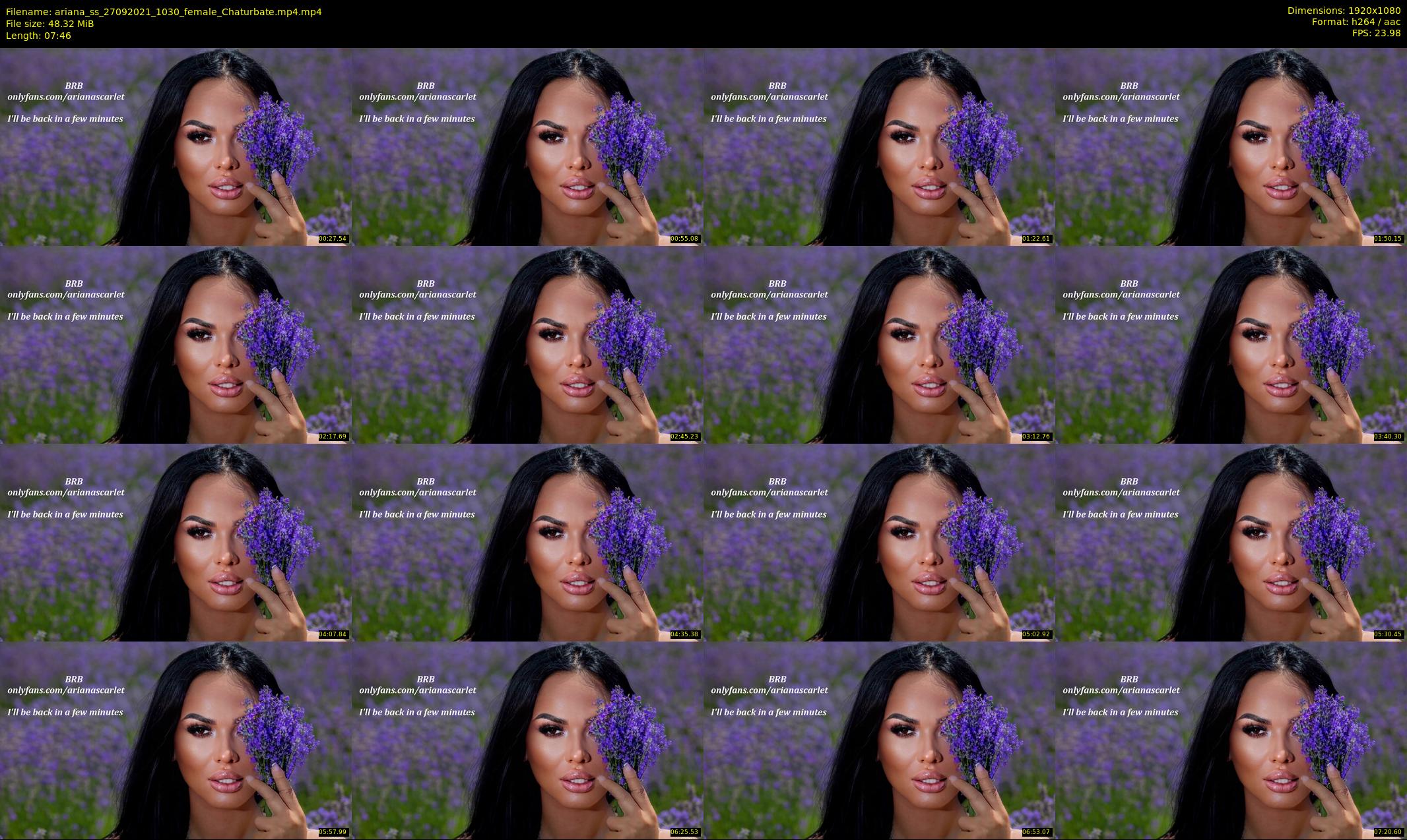 ariana_ss — 8 minute Chaturbate female cam show recording, 1080p, Sep 27, 2021