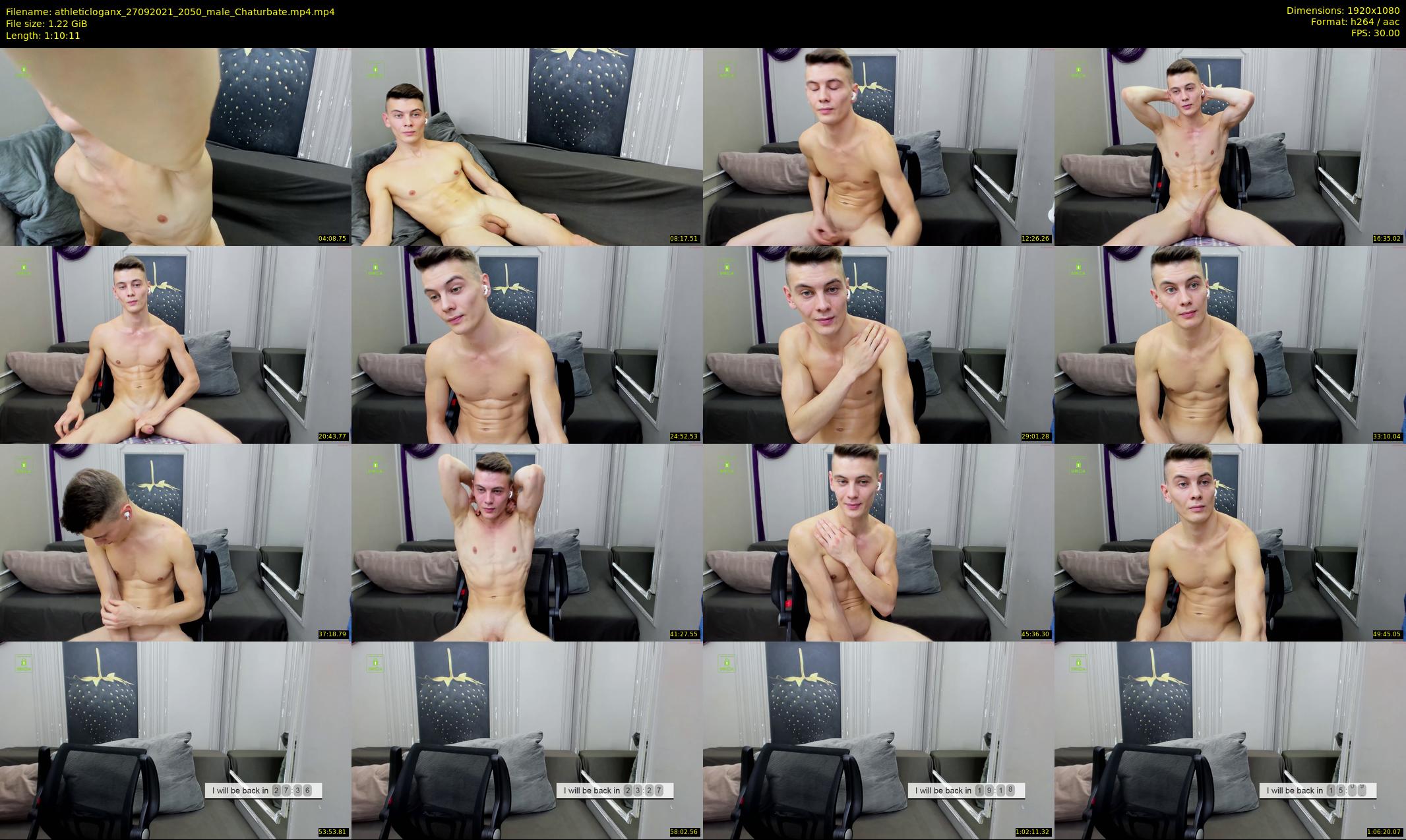 athleticloganx — 71 minute Chaturbate male cam show recording, 1080p, Sep 27, 2021