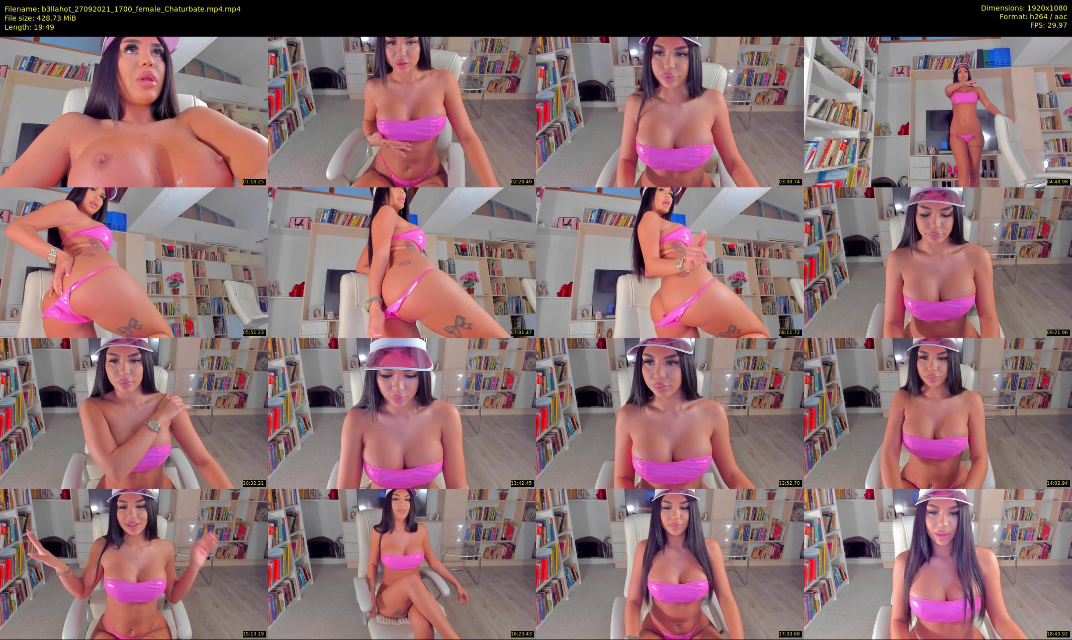 b3llahot — 20 minute Chaturbate female cam show recording, 1080p, Sep 27, 2021