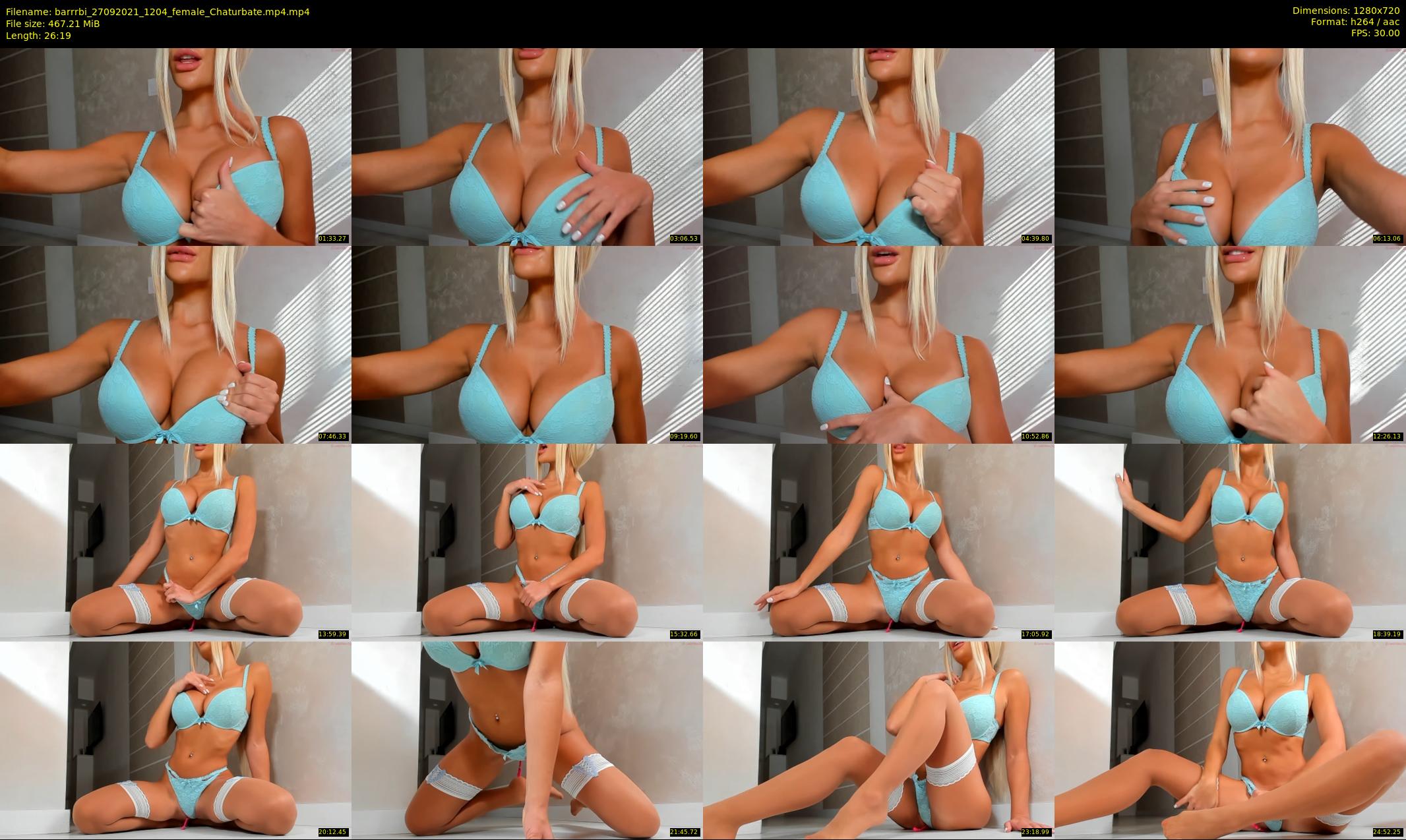 barrrbi — 27 minute Chaturbate female cam show recording, 720p, Sep 27, 2021