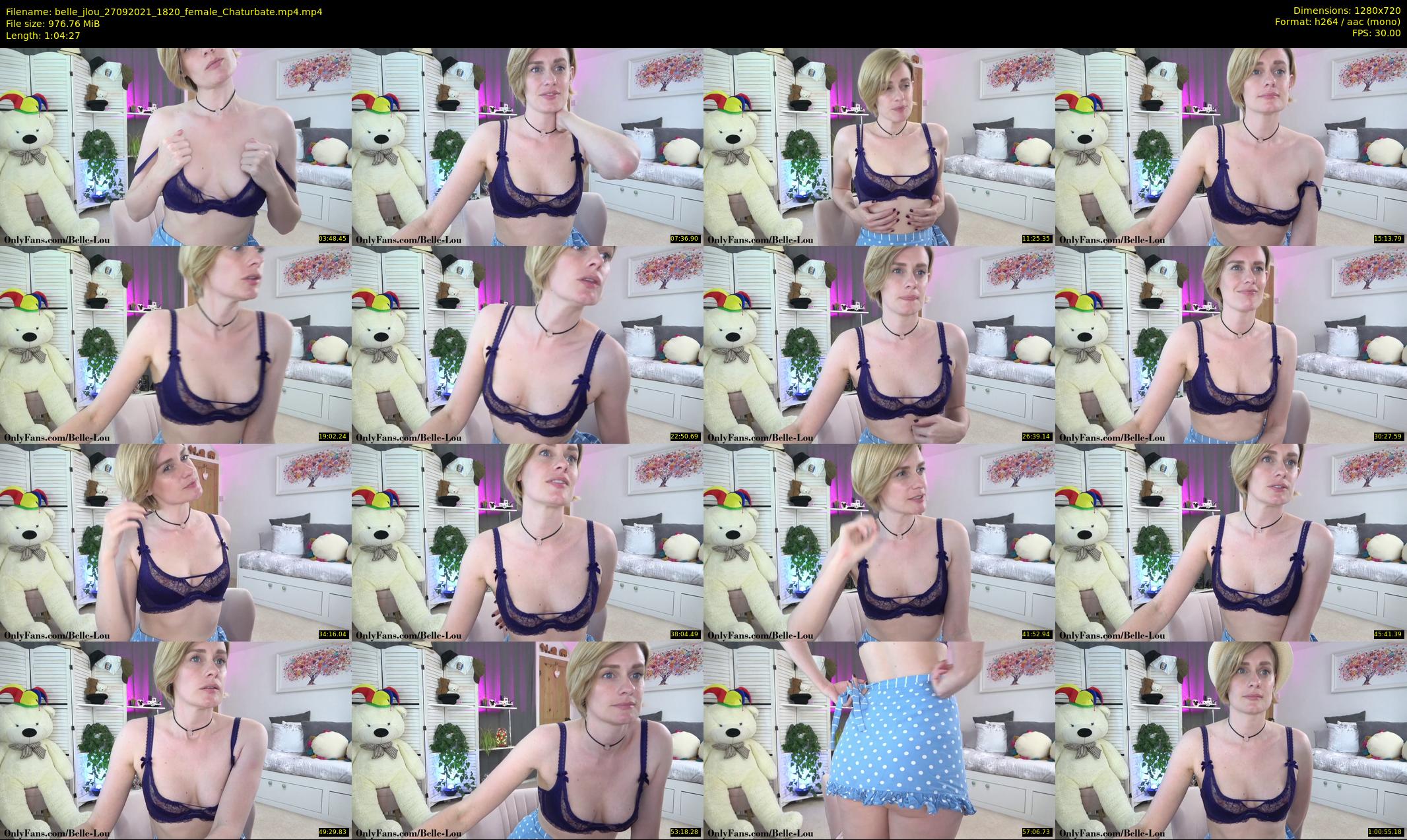 belle_jlou — 65 minute Chaturbate female cam show recording, 720p, Sep 27, 2021