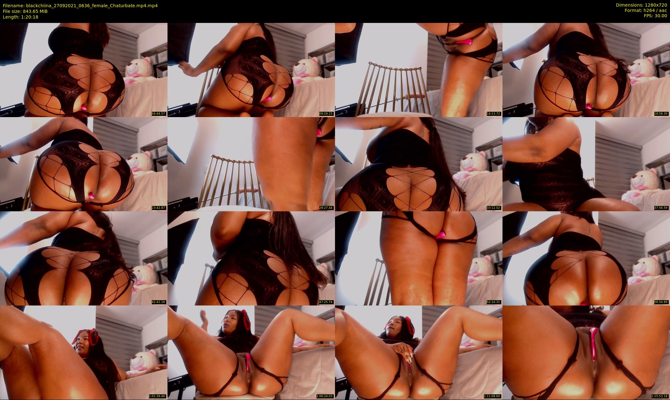 blackchiina — 81 minute Chaturbate female cam show recording, 720p, Sep 27, 2021