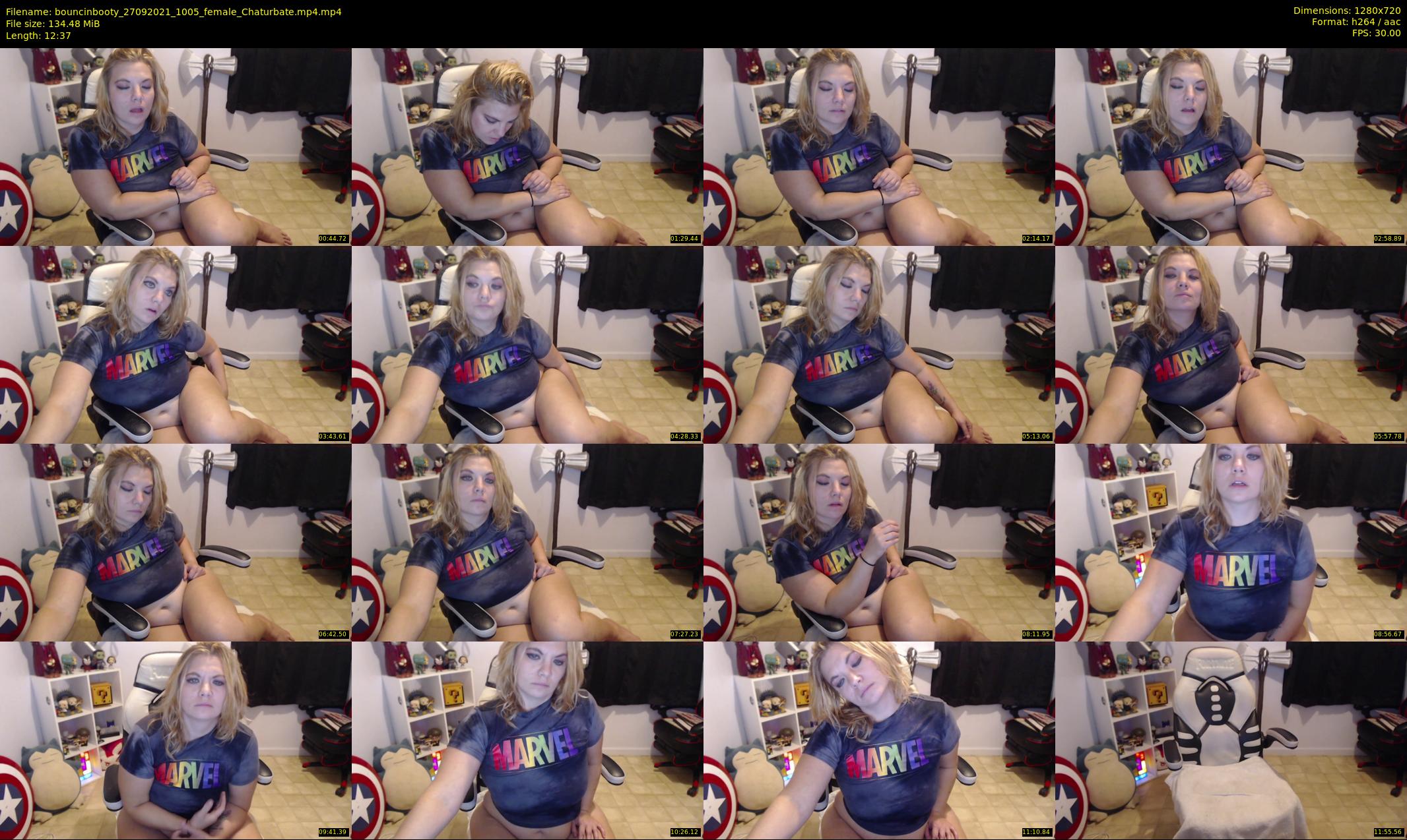 bouncinbooty — 13 minute Chaturbate female cam show recording, 720p, Sep 27, 2021