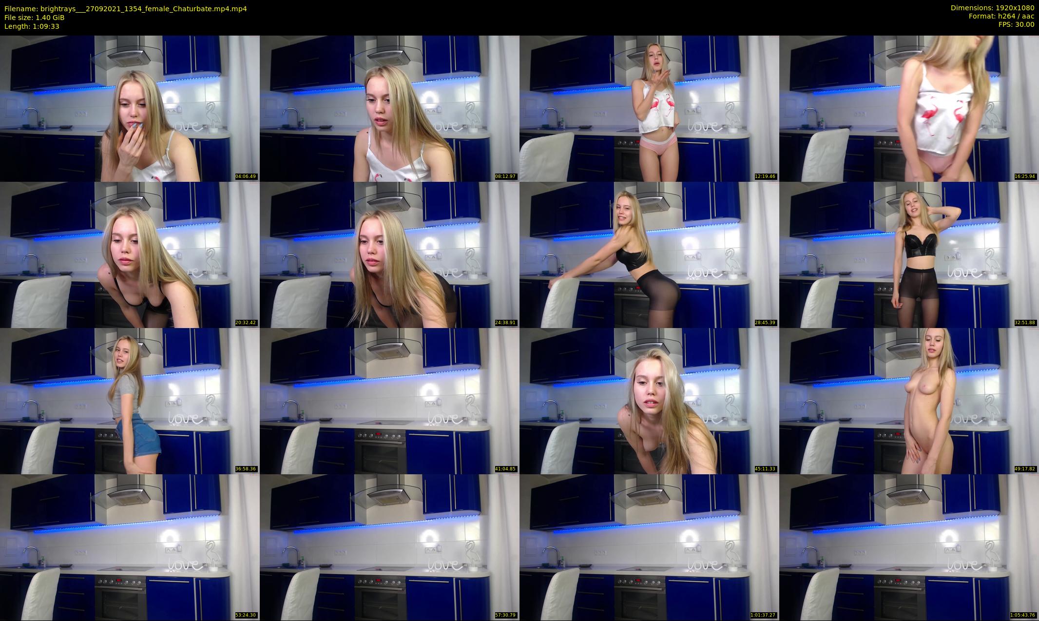 brightrays__ — 70 minute Chaturbate female cam show recording, 1080p, Sep 27, 2021
