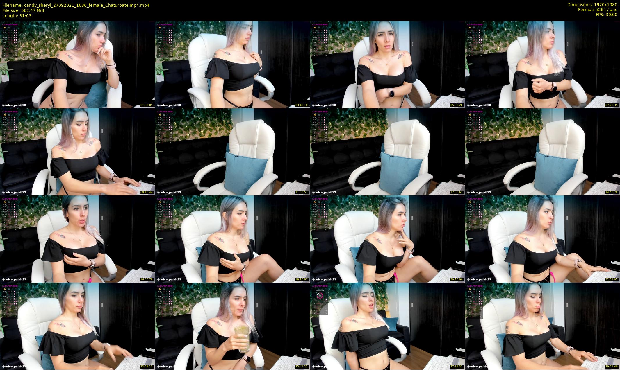 candy_sheryl — 32 minute Chaturbate female cam show recording, 1080p, Sep 27, 2021