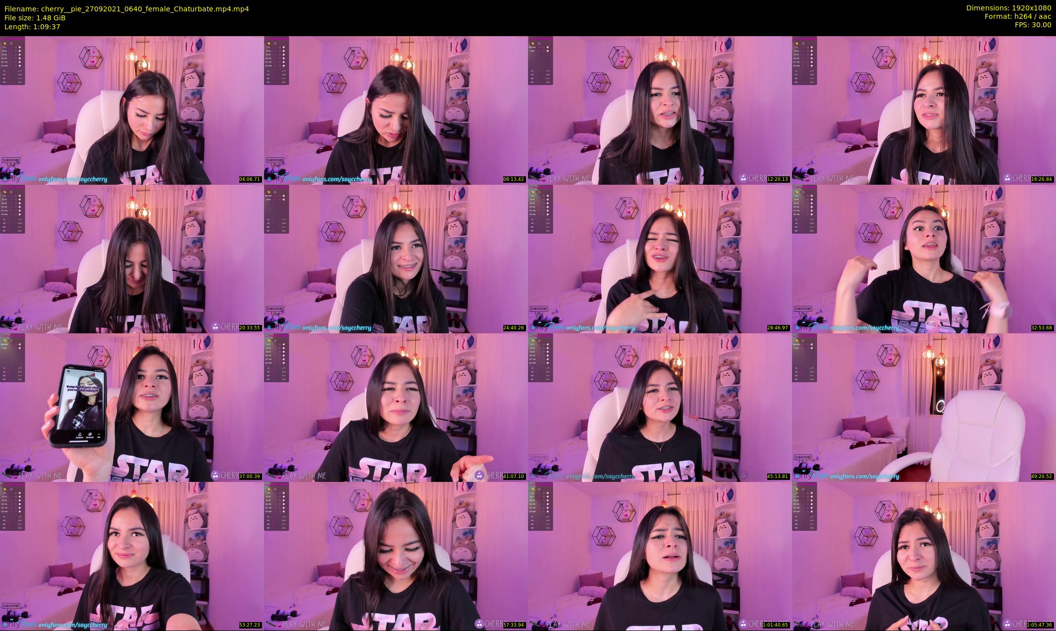 cherry__pie — 70 minute Chaturbate female cam show recording, 1080p, Sep 27, 2021