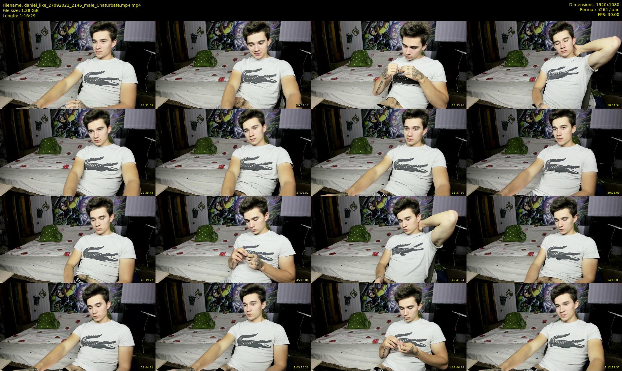 daniel_like — 77 minute Chaturbate male cam show recording, 1080p, Sep 27, 2021