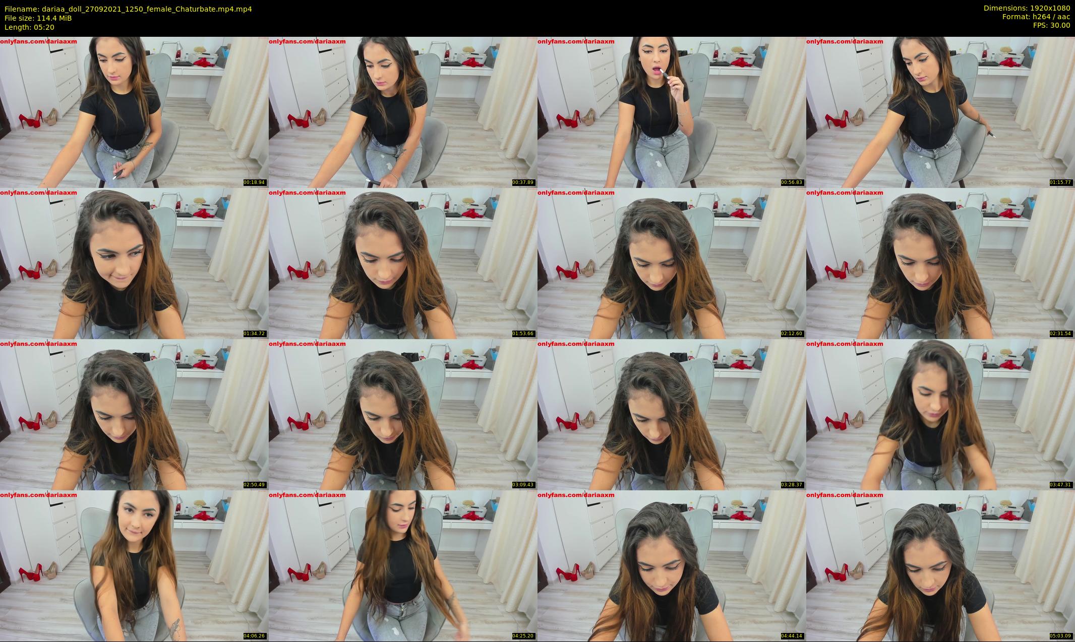 dariaa_doll — 6 minute Chaturbate female cam show recording, 1080p, Sep 27, 2021