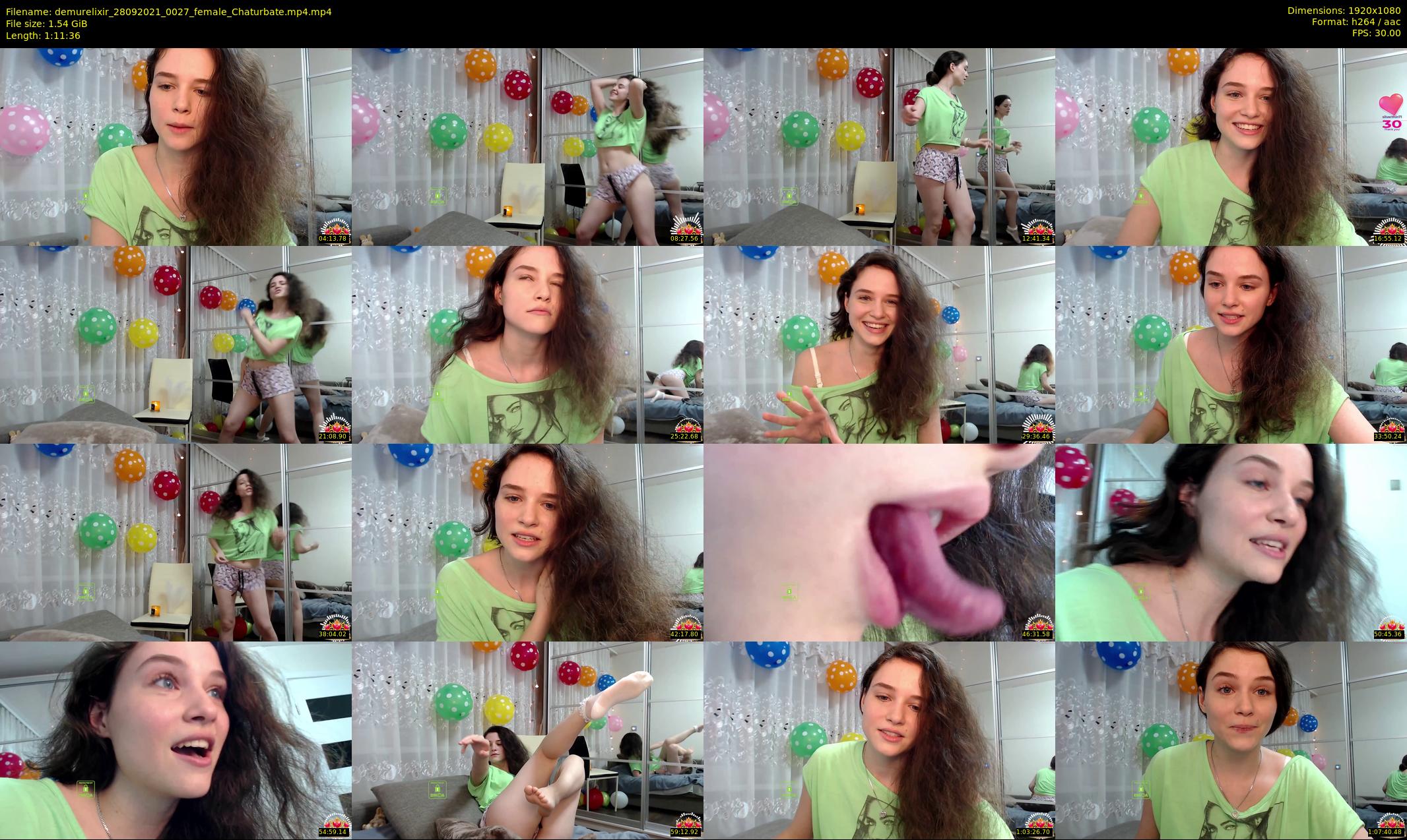 demurelixir — 72 minute Chaturbate female cam show recording, 1080p, Sep 28, 2021