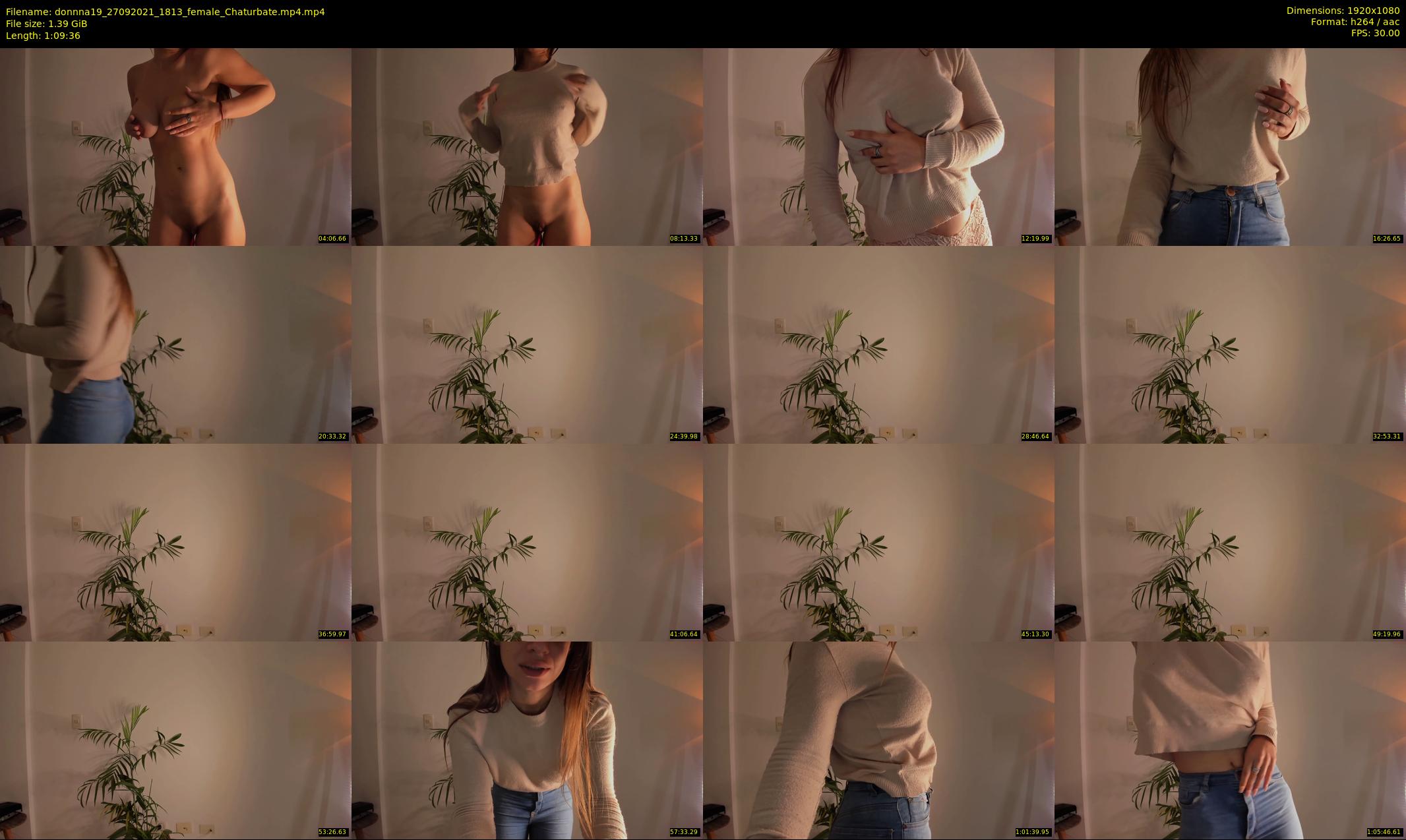 donnna19 — 70 minute Chaturbate female cam show recording, 1080p, Sep 27, 2021