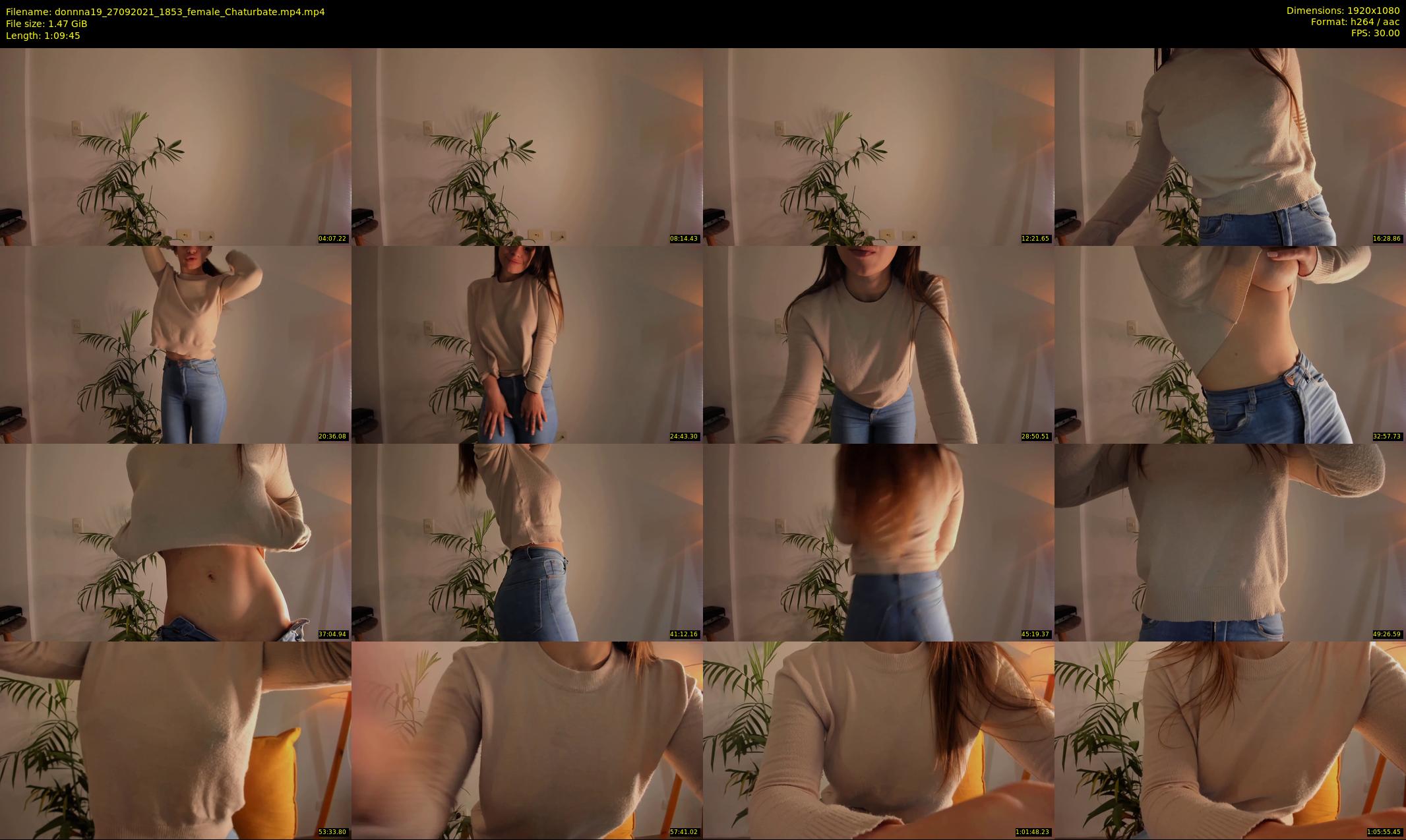 donnna19 — 70 minute Chaturbate female cam show recording, 1080p, Sep 27, 2021