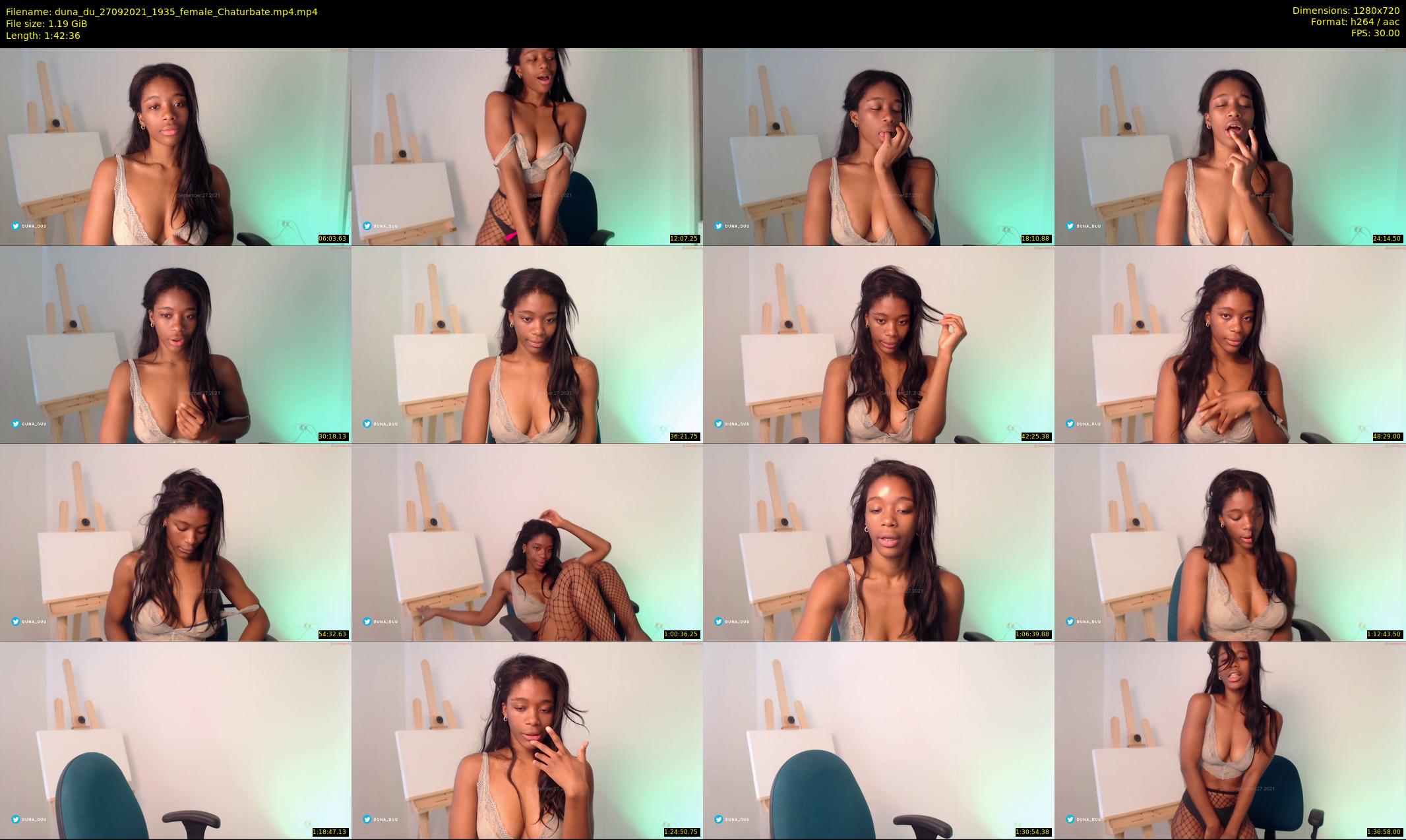 duna_du — 103 minute Chaturbate female cam show recording, 720p, Sep 27, 2021