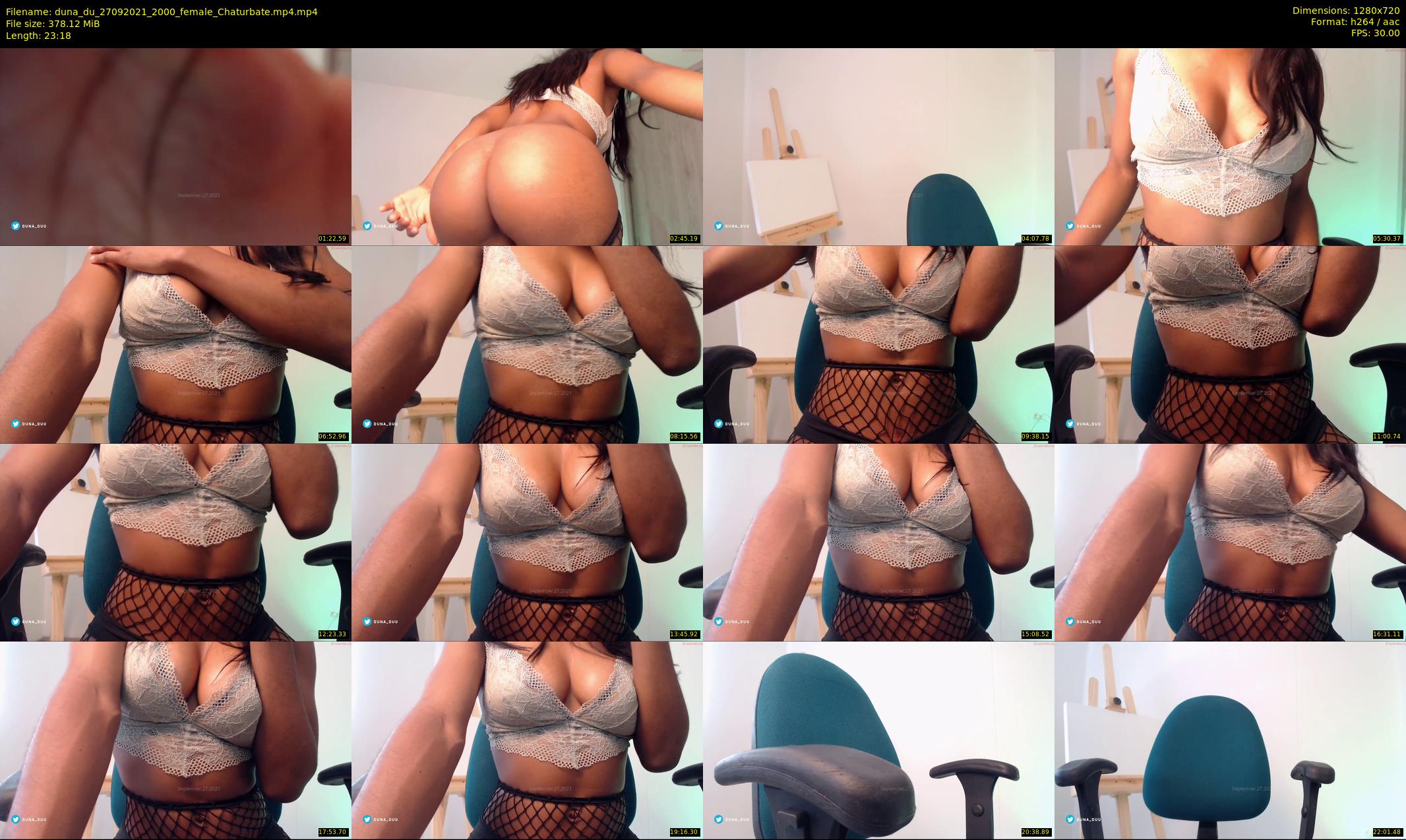 duna_du — 24 minute Chaturbate female cam show recording, 720p, Sep 27, 2021