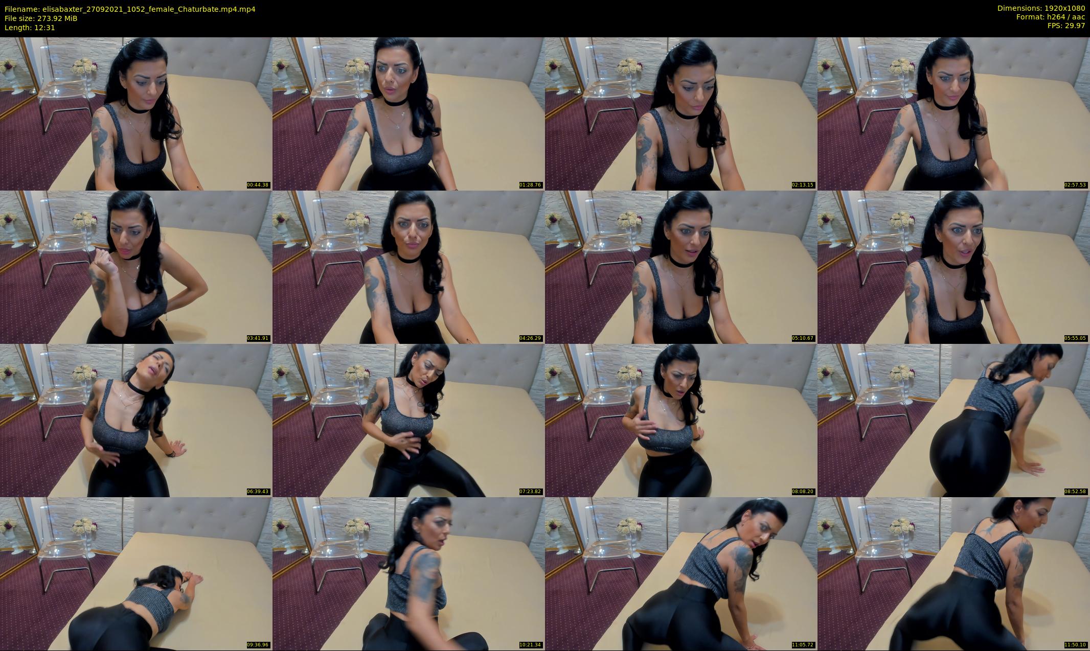 elisabaxter — 13 minute Chaturbate female cam show recording, 1080p, Sep 27, 2021