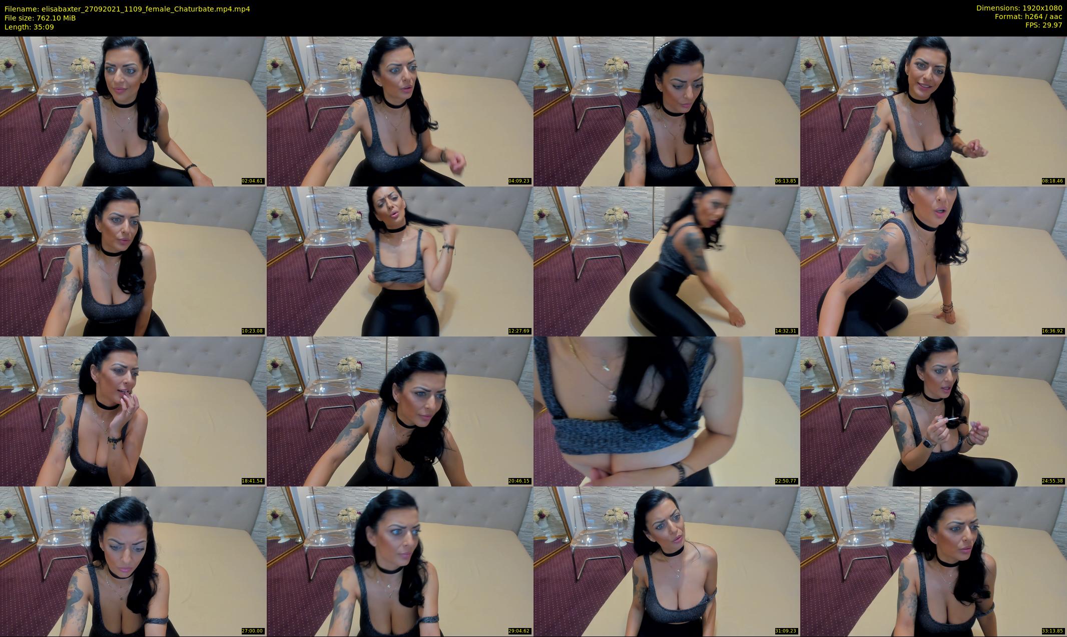 elisabaxter — 36 minute Chaturbate female cam show recording, 1080p, Sep 27, 2021