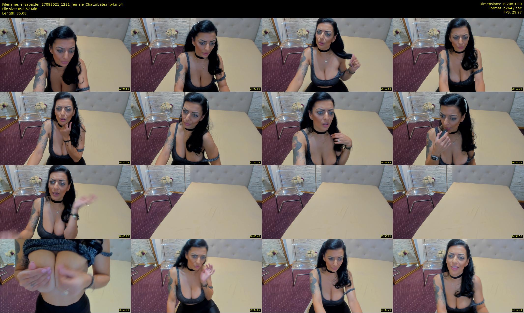elisabaxter — 36 minute Chaturbate female cam show recording, 1080p, Sep 27, 2021