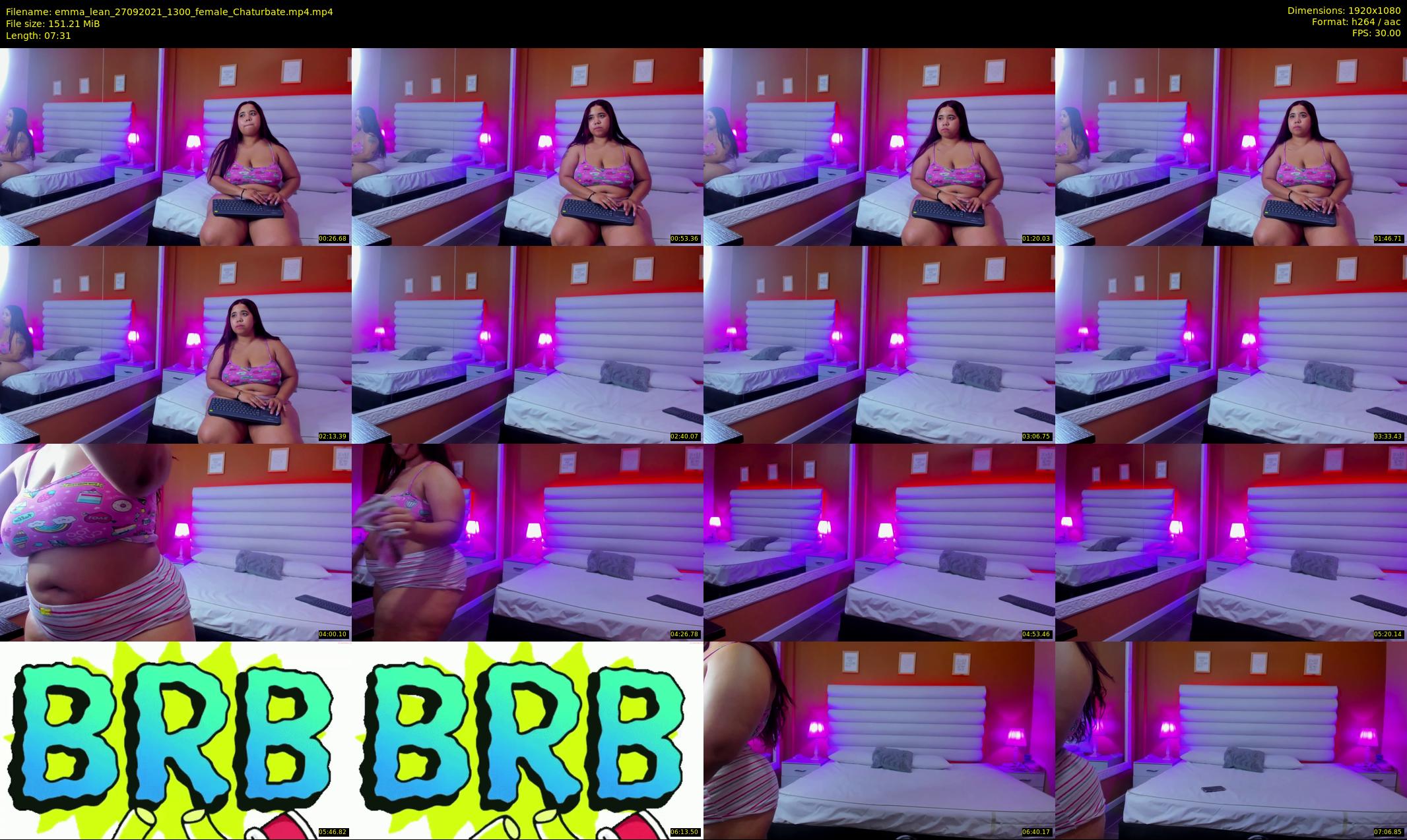 emma_lean — 8 minute Chaturbate female cam show recording, 1080p, Sep 27, 2021
