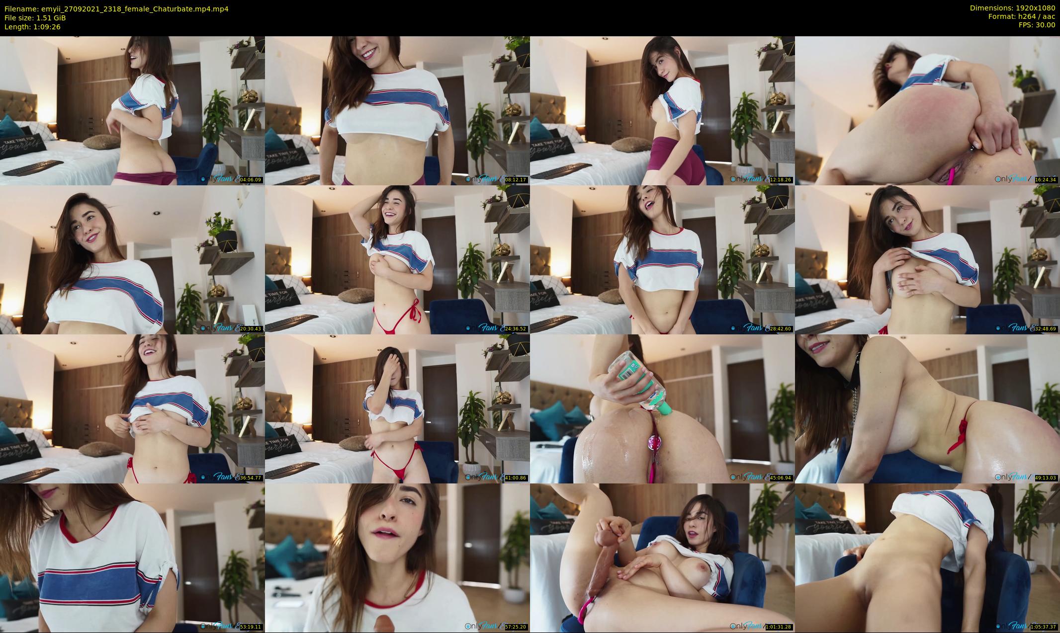 emyii — 70 minute Chaturbate female cam show recording, 1080p, Sep 27, 2021