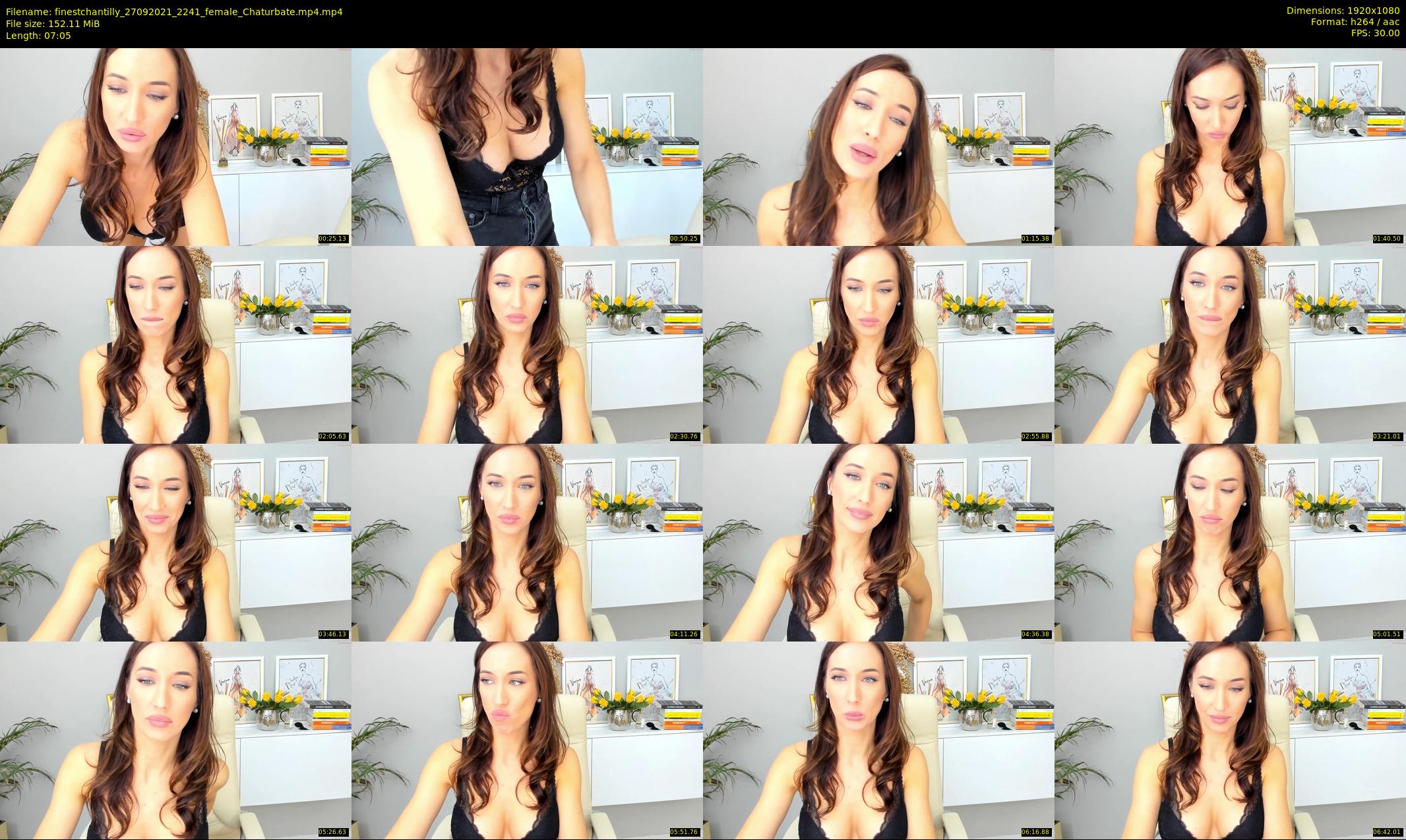 finestchantilly — 8 minute Chaturbate female cam show recording, 1080p, Sep 27, 2021