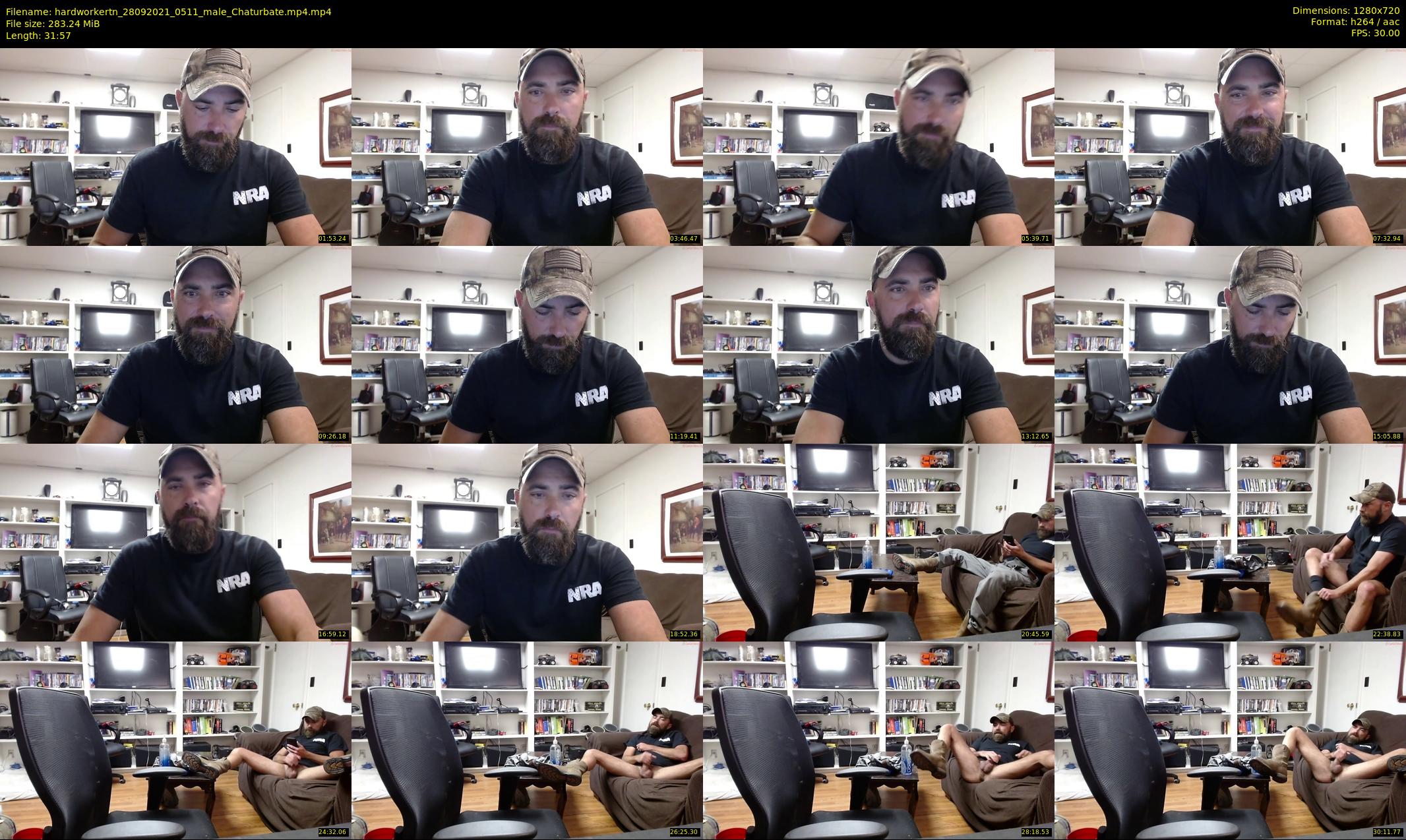 hardworkertn — 32 minute Chaturbate male cam show recording, 720p, Sep 28, 2021