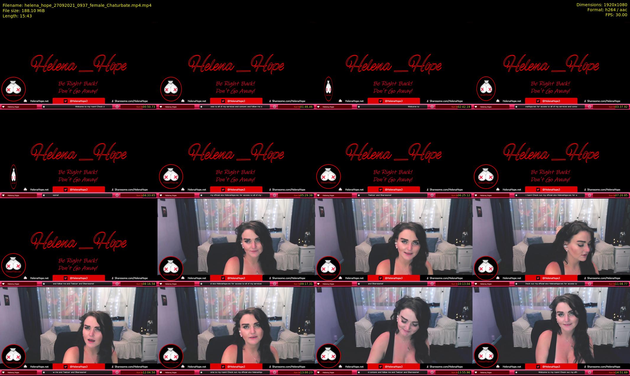 helena_hope — 16 minute Chaturbate female cam show recording, 1080p, Sep 27, 2021