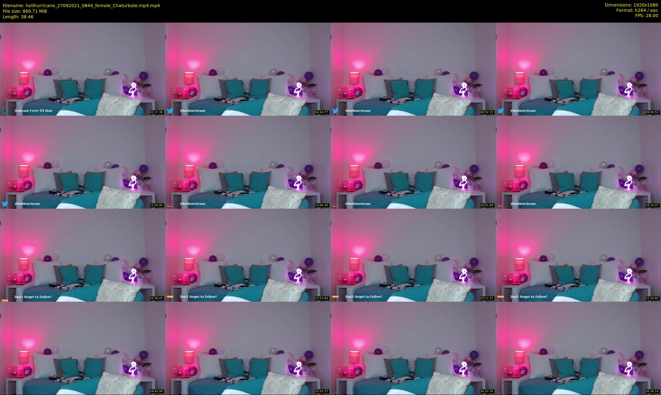 holihurricane — 39 minute Chaturbate female cam show recording, 1080p, Sep 27, 2021