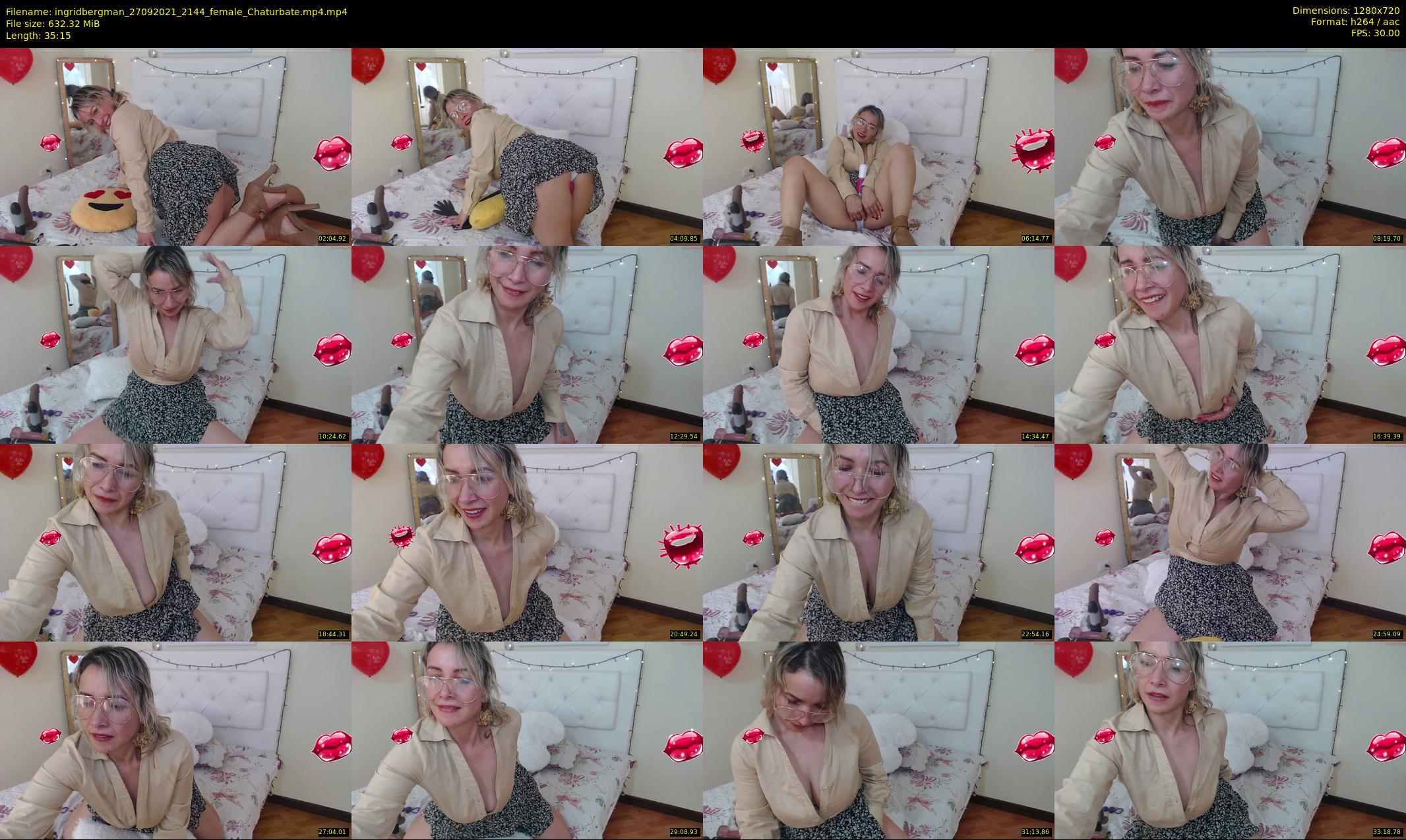 ingridbergman — 36 minute Chaturbate female cam show recording, 720p, Sep 27, 2021