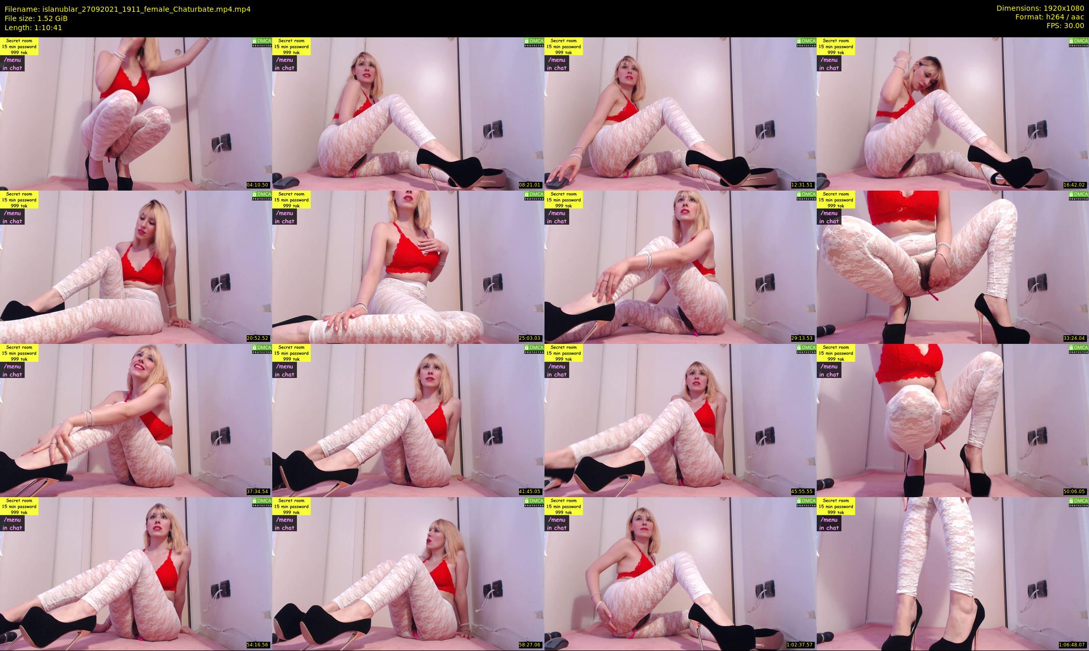 islanublar — 71 minute Chaturbate female cam show recording, 1080p, Sep 27, 2021