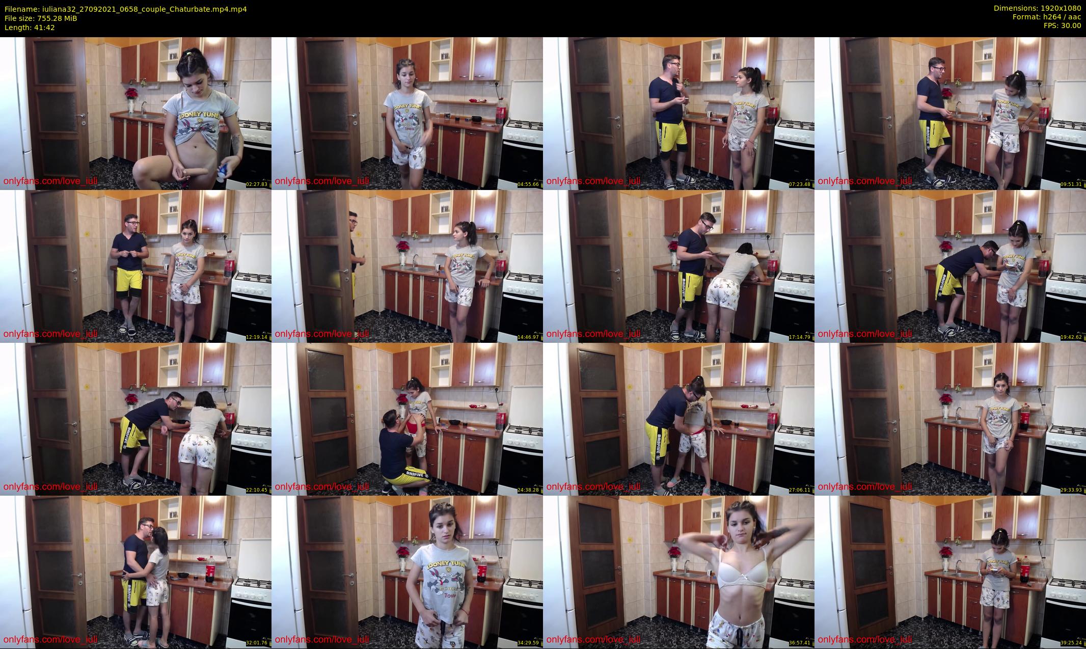 iuliana32 — 42 minute Chaturbate couple cam show recording, 1080p, Sep 27, 2021