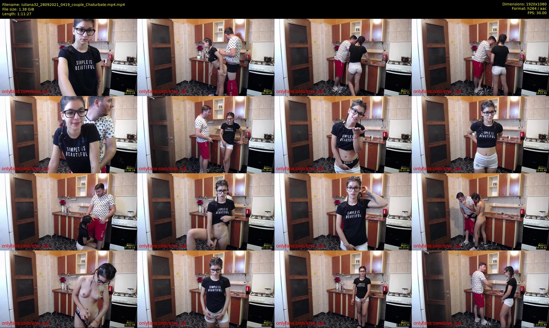 iuliana32 — 72 minute Chaturbate couple cam show recording, 1080p, Sep 28, 2021