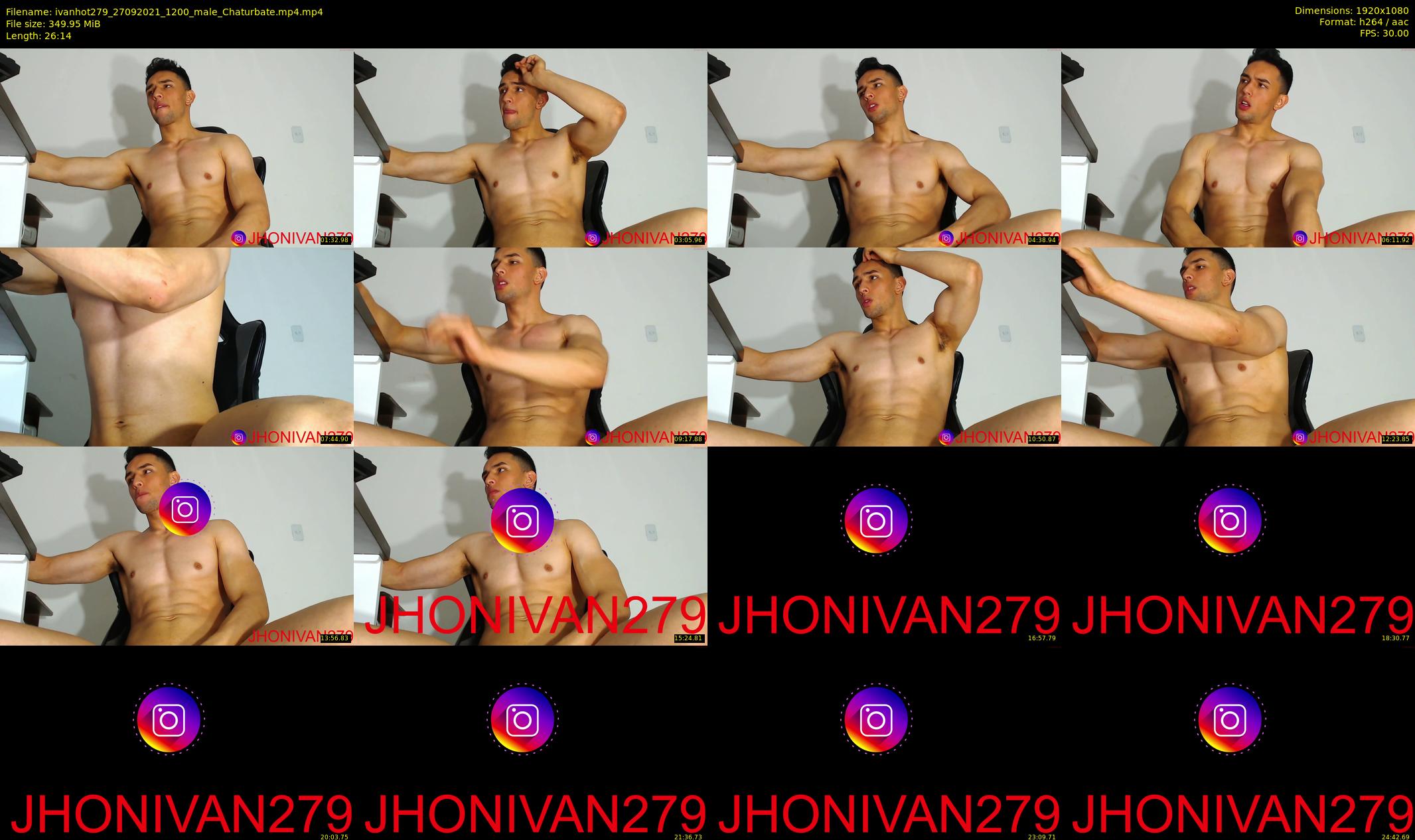 ivanhot279 — 27 minute Chaturbate male cam show recording, 1080p, Sep 27, 2021