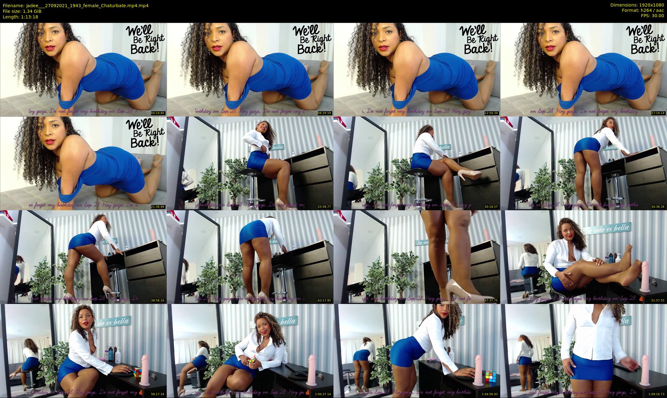 jadee__ — 74 minute Chaturbate female cam show recording, 1080p, Sep 27, 2021