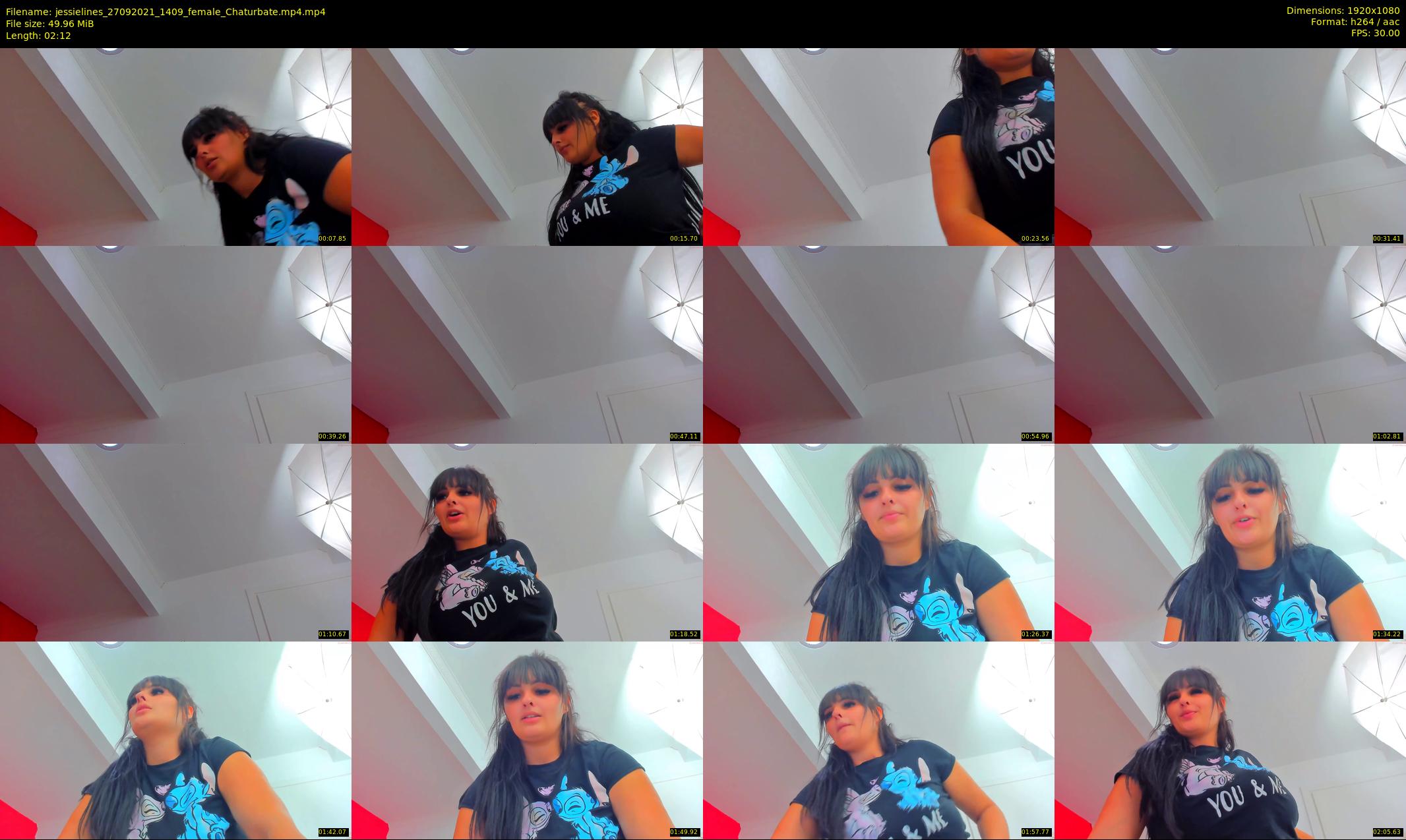 jessielines — 3 minute Chaturbate female cam show recording, 1080p, Sep 27, 2021