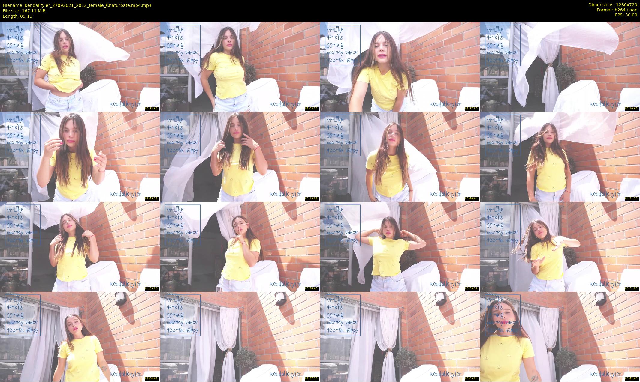 kendalltyler — 10 minute Chaturbate female cam show recording, 720p, Sep 27, 2021