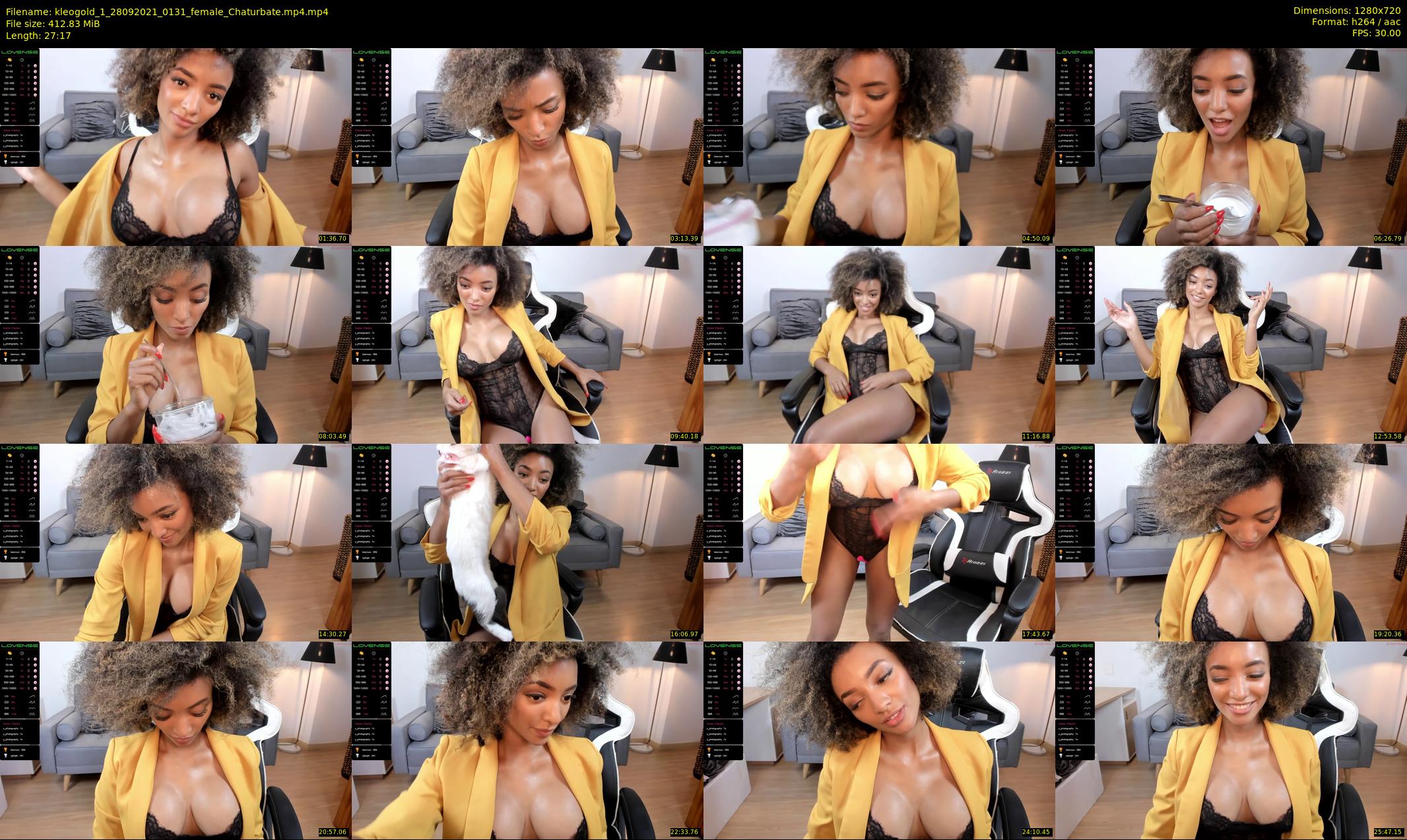 kleogold_1 — 28 minute Chaturbate female cam show recording, 720p, Sep 28, 2021