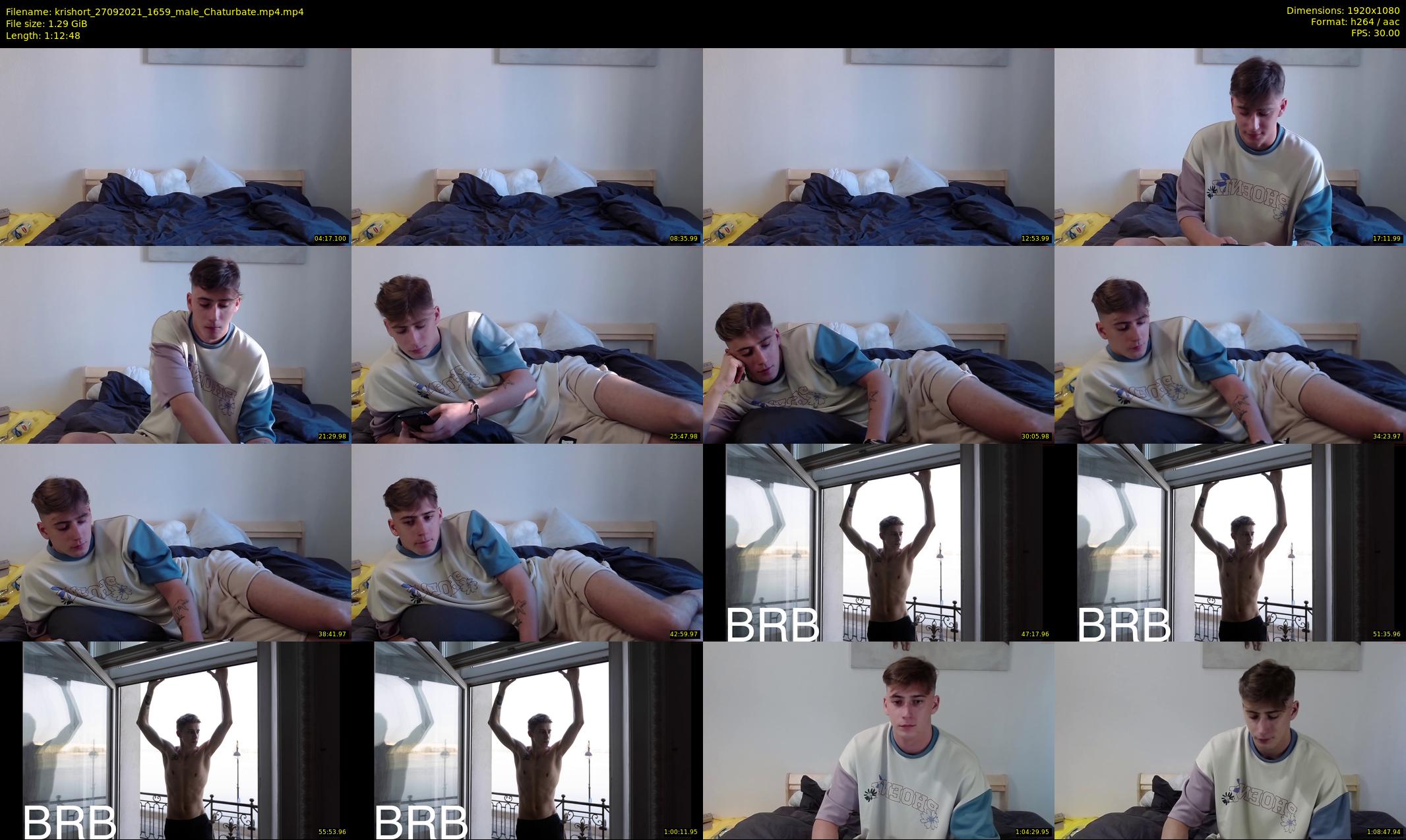 krishort — 73 minute Chaturbate male cam show recording, 1080p, Sep 27, 2021