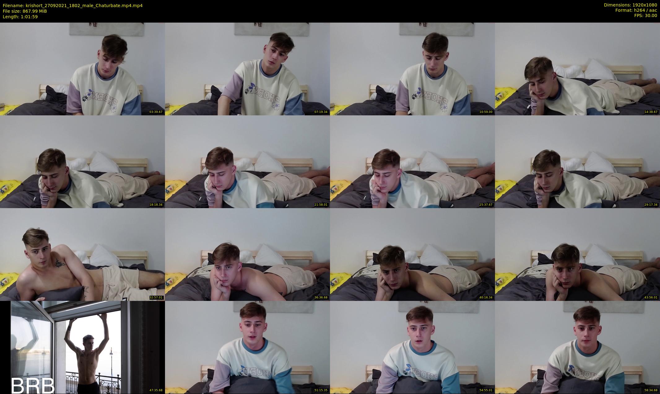 krishort — 62 minute Chaturbate male cam show recording, 1080p, Sep 27, 2021