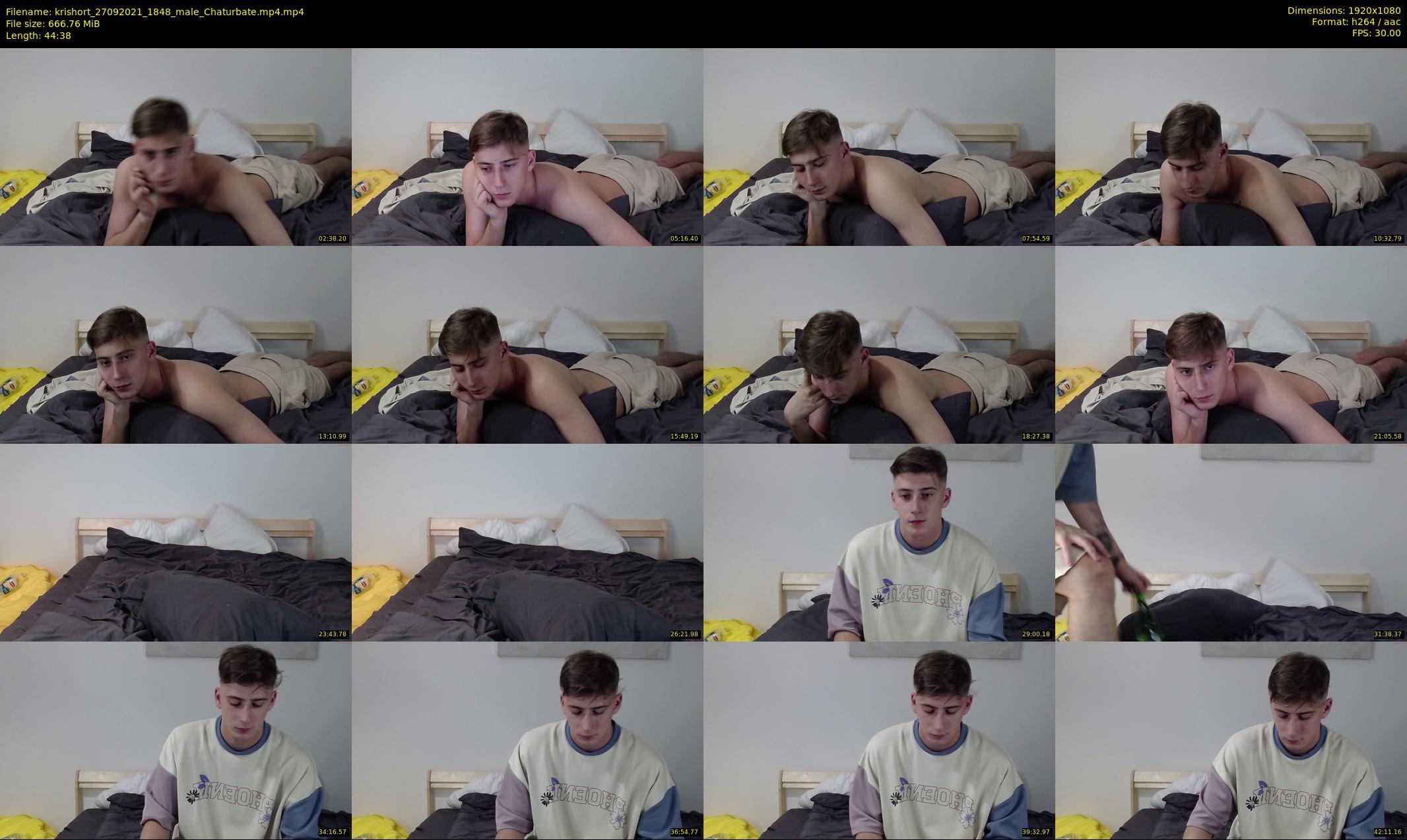 krishort — 45 minute Chaturbate male cam show recording, 1080p, Sep 27, 2021
