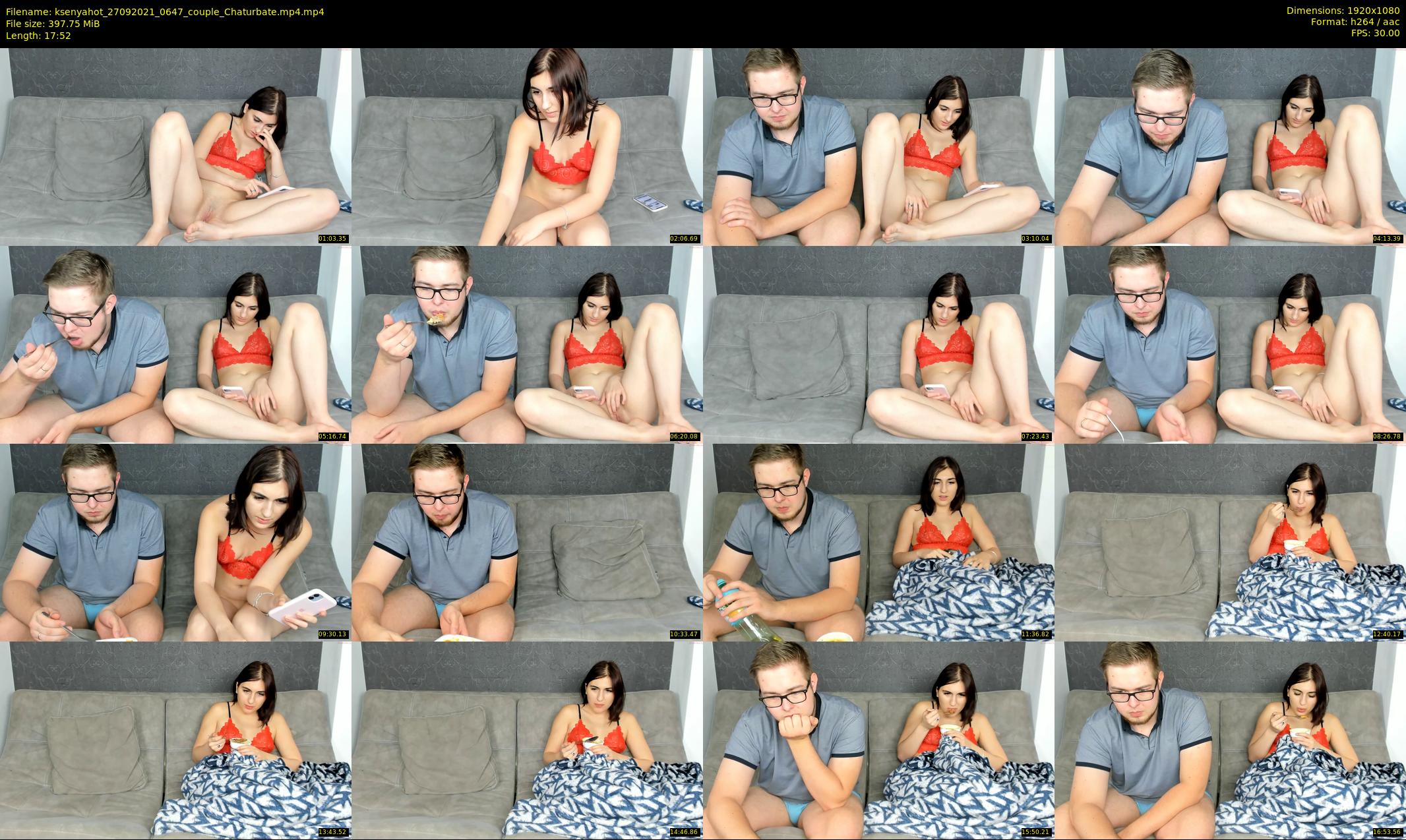 ksenyahot — 18 minute Chaturbate couple cam show recording, 1080p, Sep 27, 2021