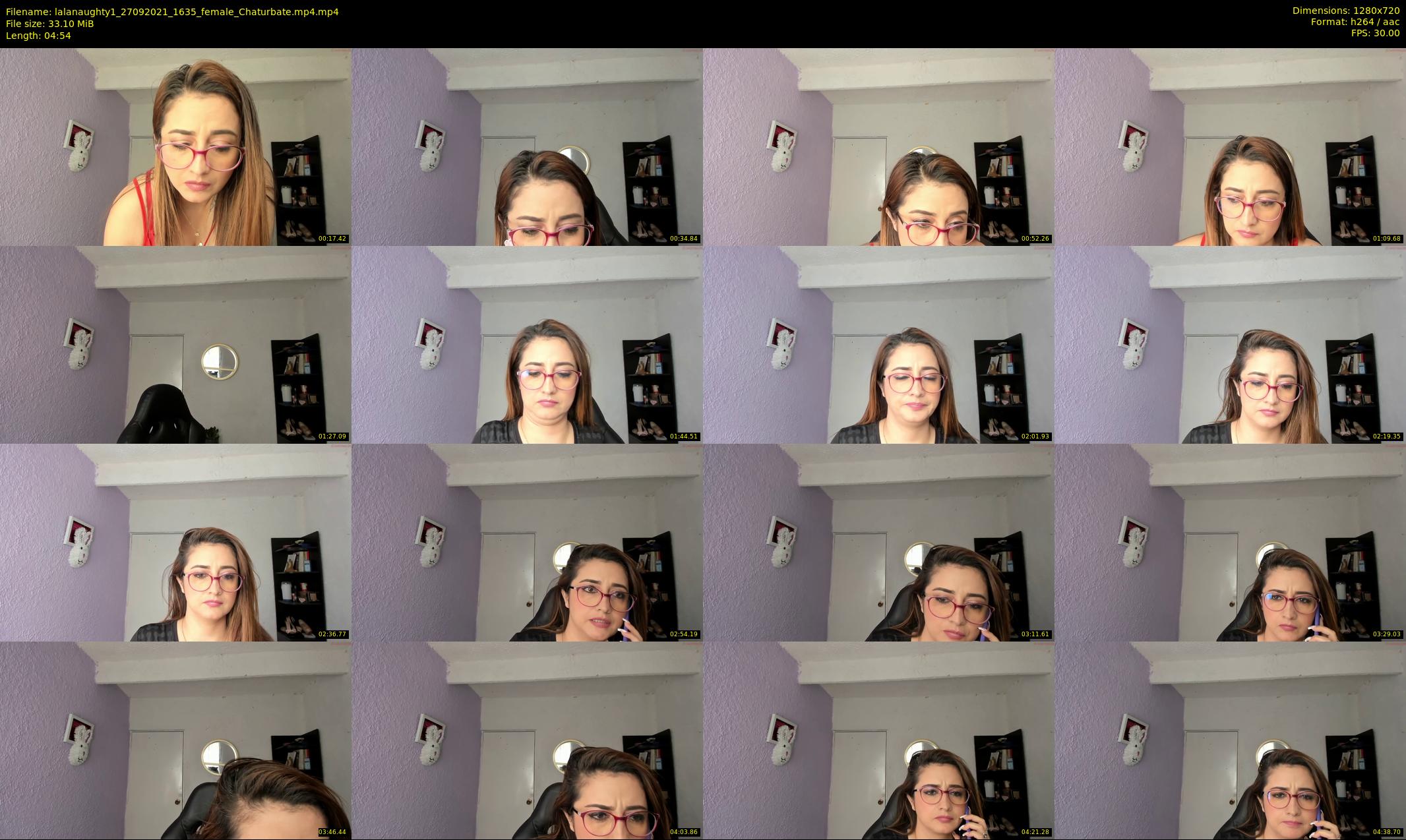 lalanaughty1 — 5 minute Chaturbate female cam show recording, 720p, Sep 27, 2021