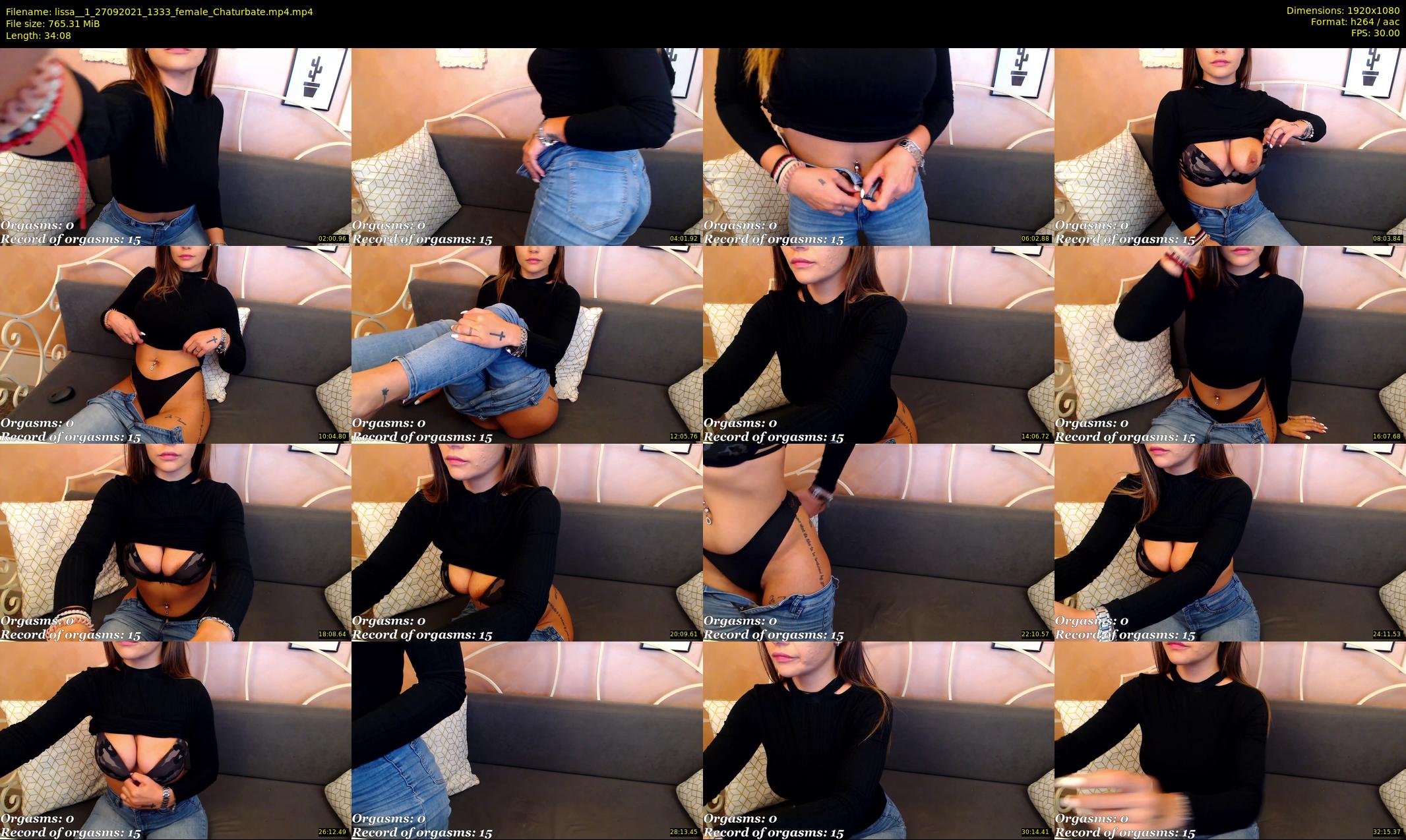 lissa__1 — 35 minute Chaturbate female cam show recording, 1080p, Sep 27, 2021